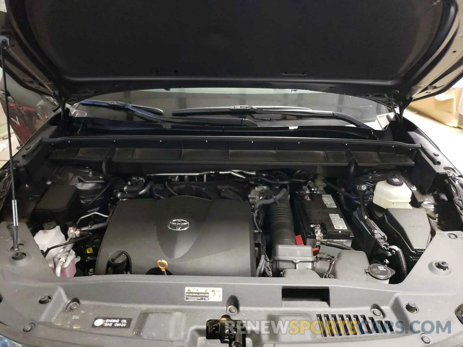 7 fotografías del automóvil dañado 5TDGZRAHXMS054809 TOYOTA HIGHLANDER 2021