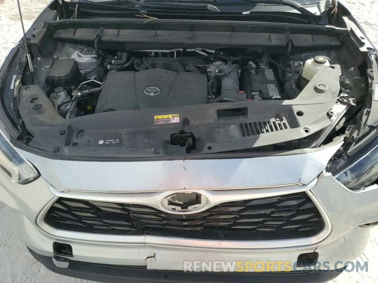 13 fotografías del automóvil dañado 5TDGZRAHXMS058228 TOYOTA HIGHLANDER 2021