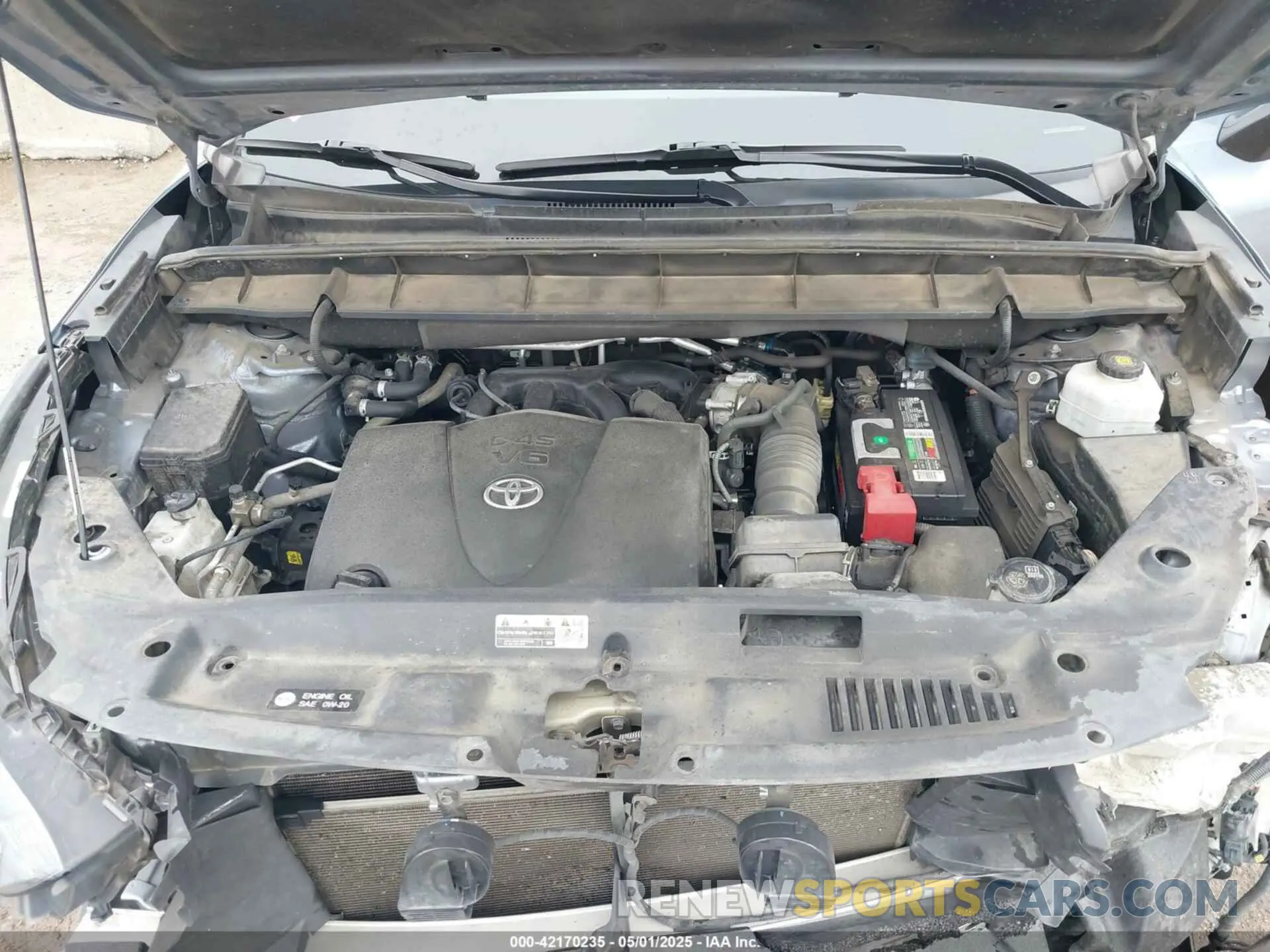 10 fotografías del automóvil dañado 5TDGZRAHXMS066412 TOYOTA HIGHLANDER 2021