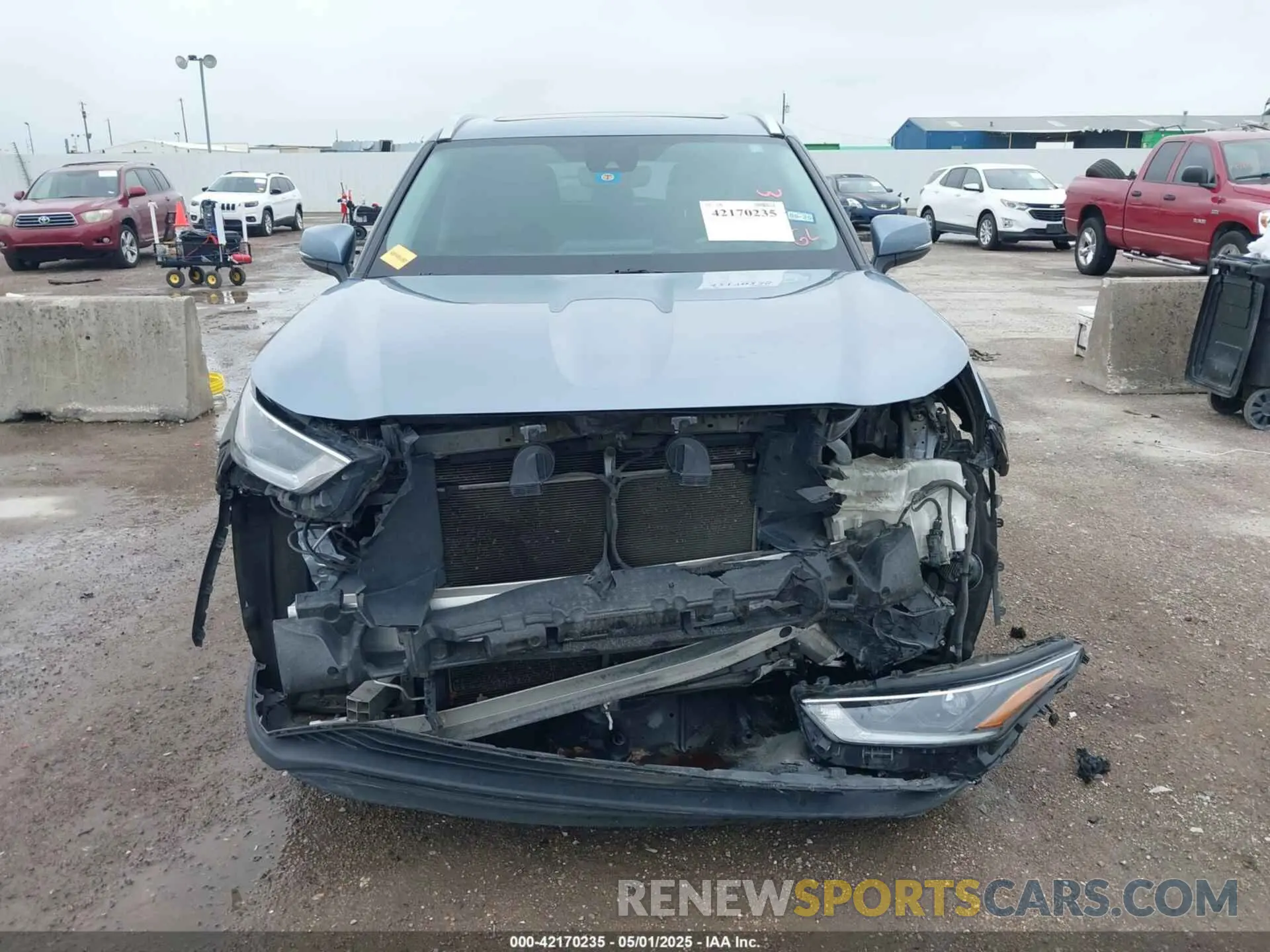 12 fotografías del automóvil dañado 5TDGZRAHXMS066412 TOYOTA HIGHLANDER 2021