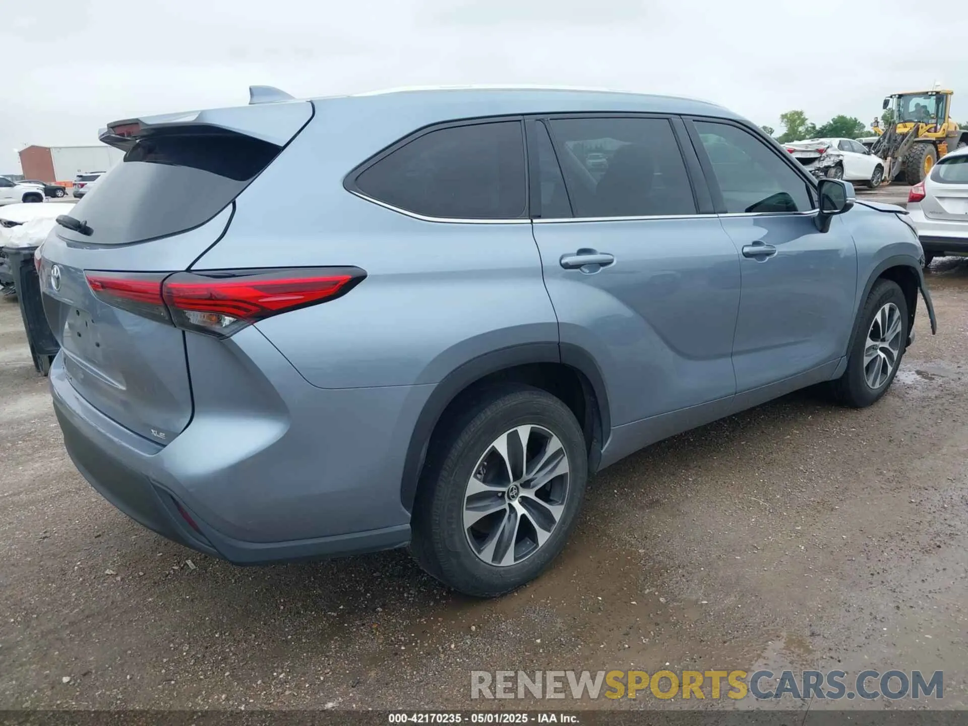 4 fotografías del automóvil dañado 5TDGZRAHXMS066412 TOYOTA HIGHLANDER 2021
