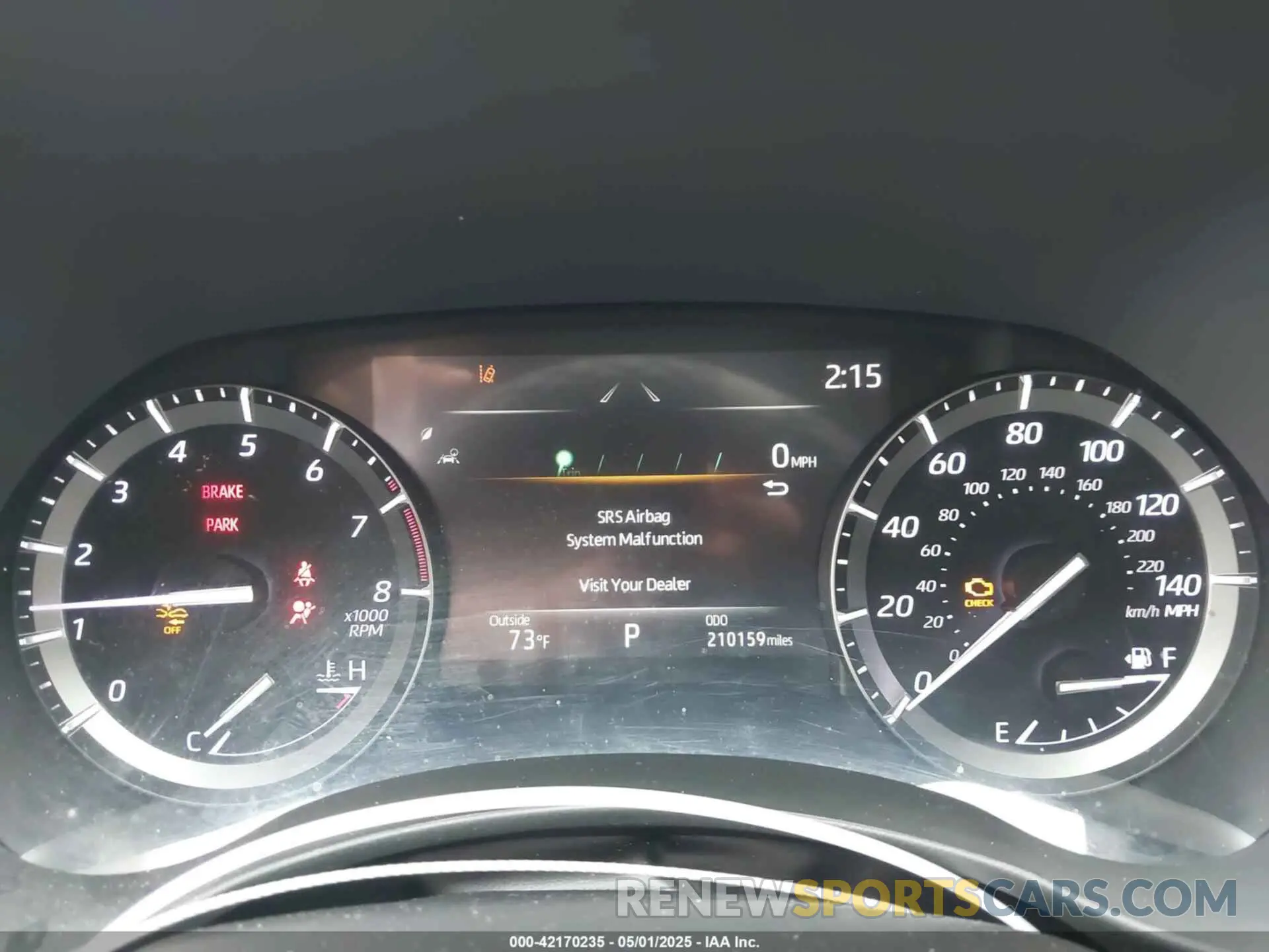 7 fotografías del automóvil dañado 5TDGZRAHXMS066412 TOYOTA HIGHLANDER 2021