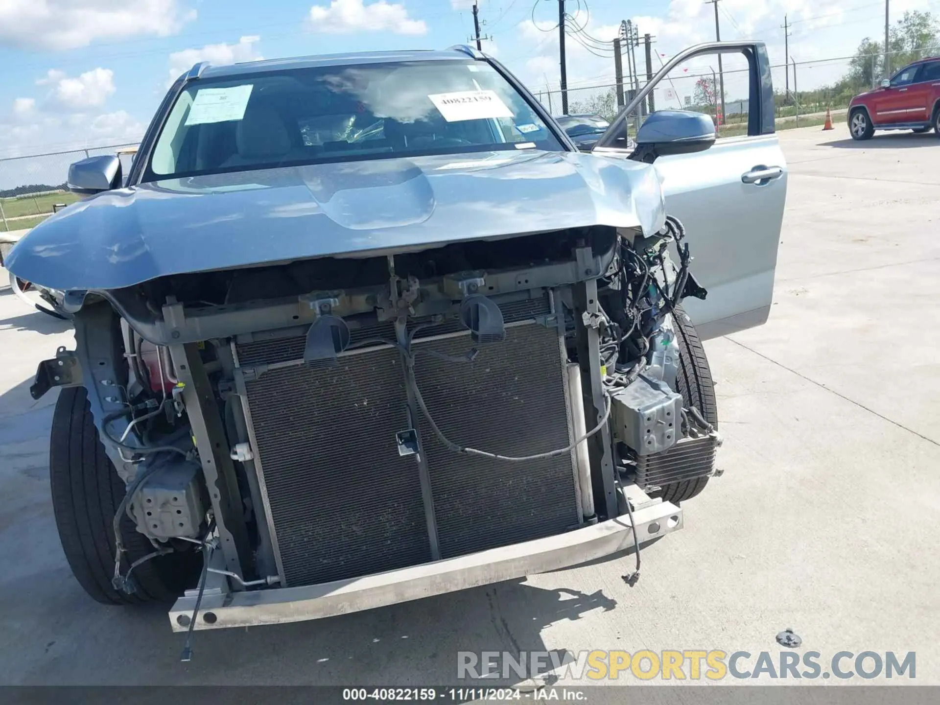 6 fotografías del automóvil dañado 5TDGZRAHXMS078852 TOYOTA HIGHLANDER 2021