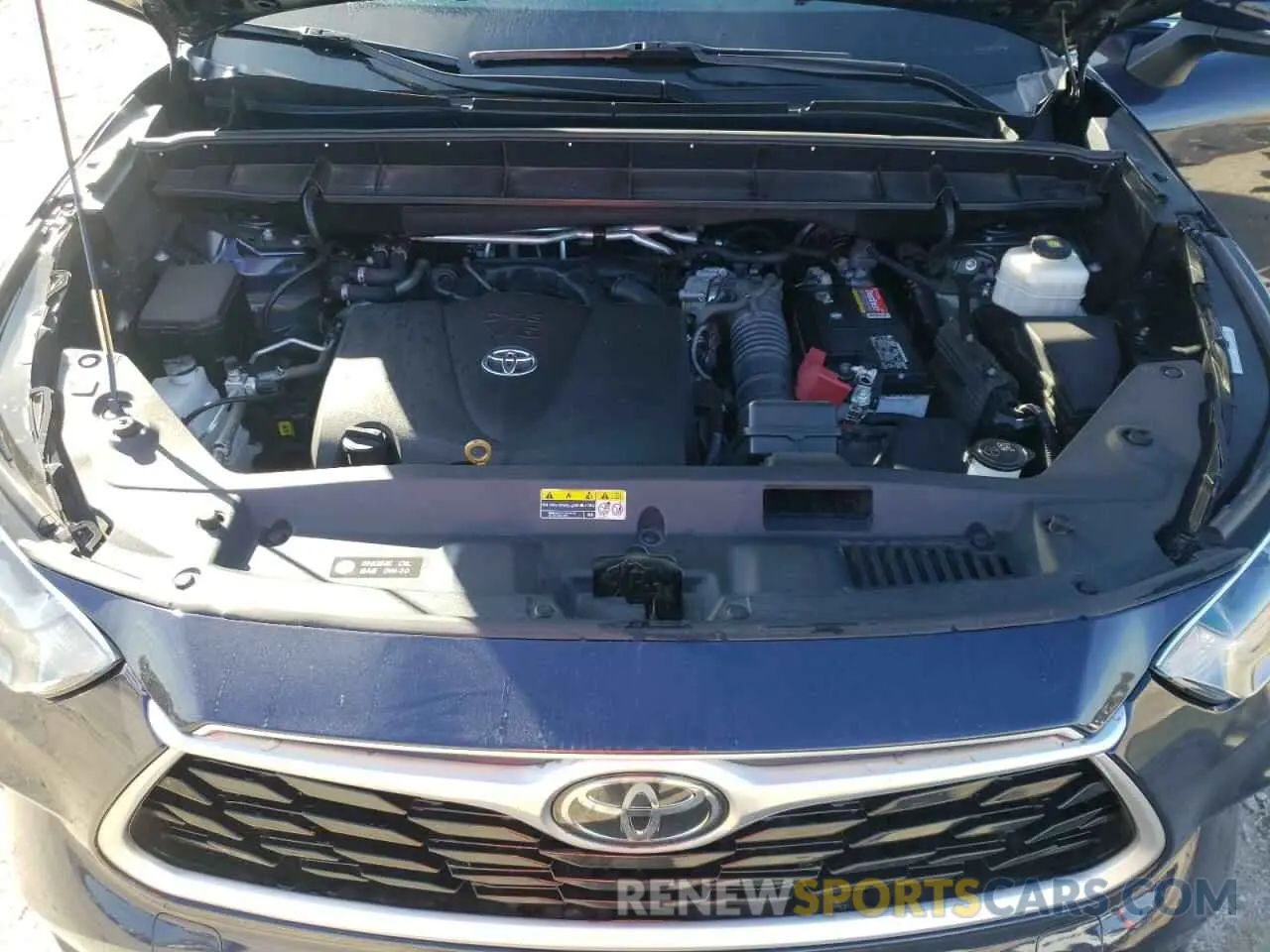 14 fotografías del automóvil dañado 5TDGZRAHXMS518164 TOYOTA HIGHLANDER 2021