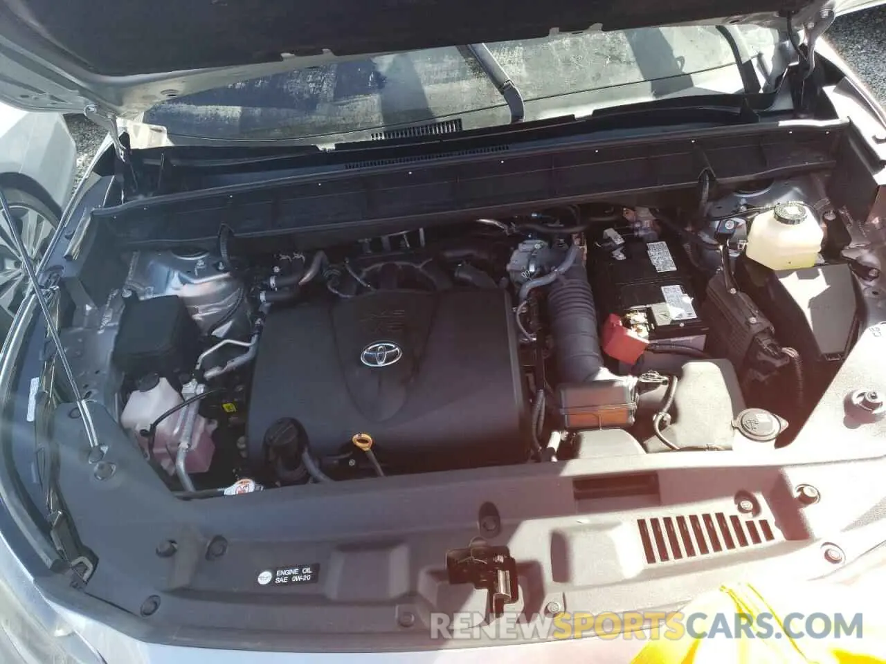 7 fotografías del automóvil dañado 5TDGZRAHXMS523266 TOYOTA HIGHLANDER 2021