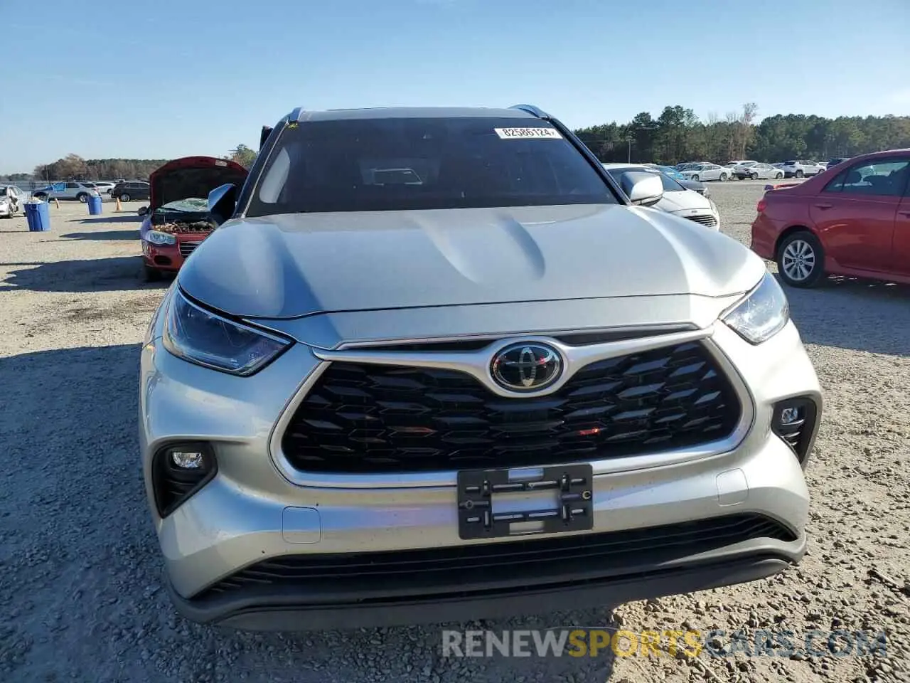 5 fotografías del automóvil dañado 5TDGZRAHXMS526121 TOYOTA HIGHLANDER 2021