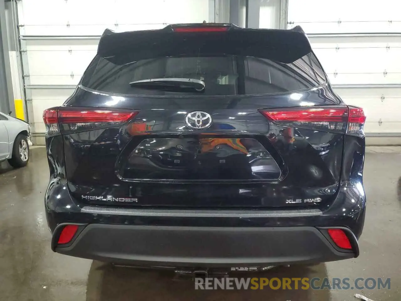 6 fotografías del automóvil dañado 5TDGZRBH0MS069270 TOYOTA HIGHLANDER 2021