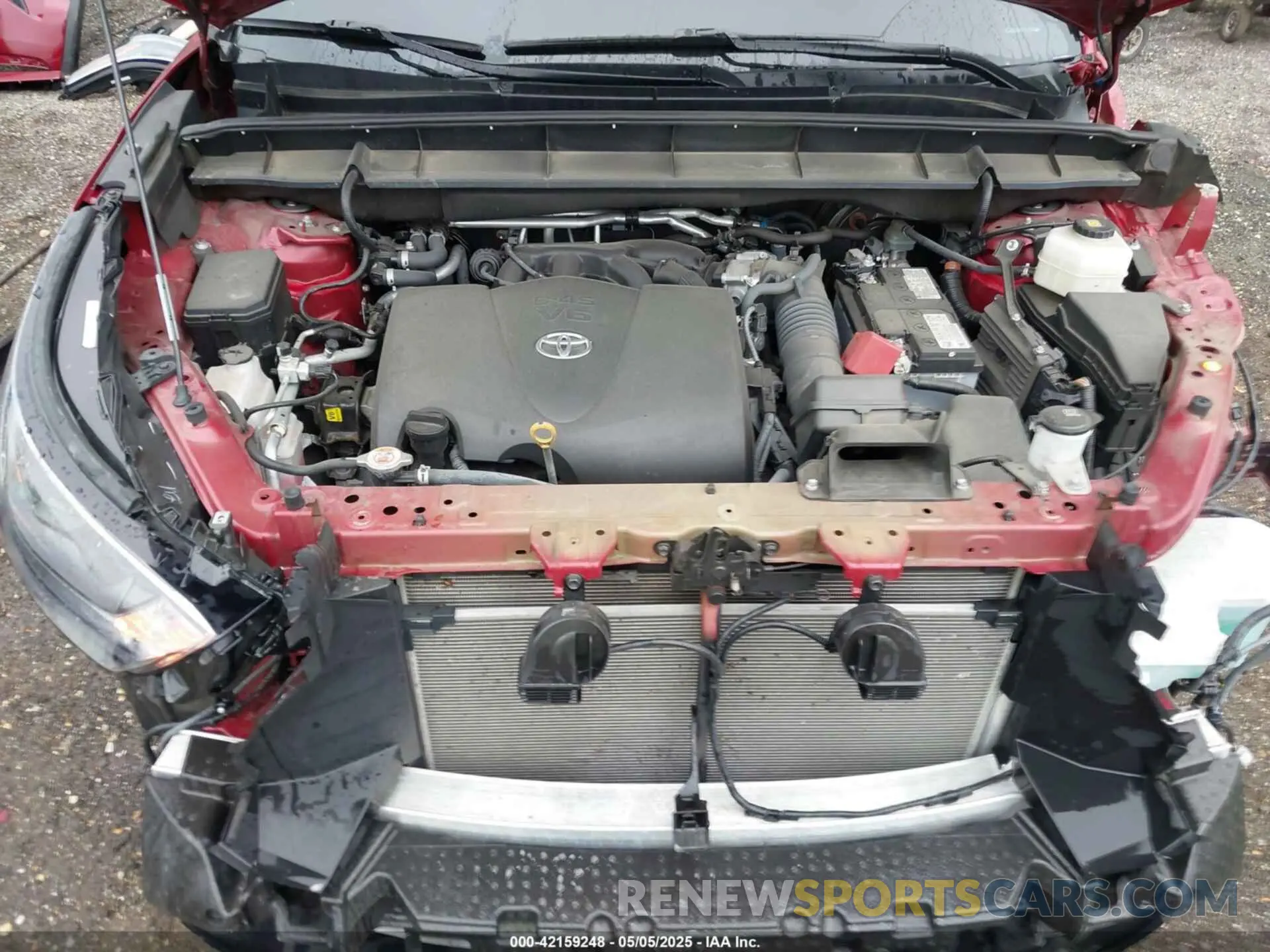 10 fotografías del automóvil dañado 5TDGZRBH0MS132061 TOYOTA HIGHLANDER 2021