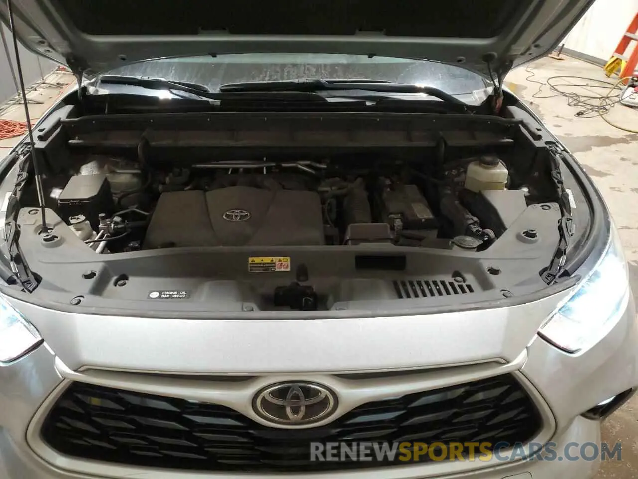 12 fotografías del automóvil dañado 5TDGZRBH0MS144775 TOYOTA HIGHLANDER 2021
