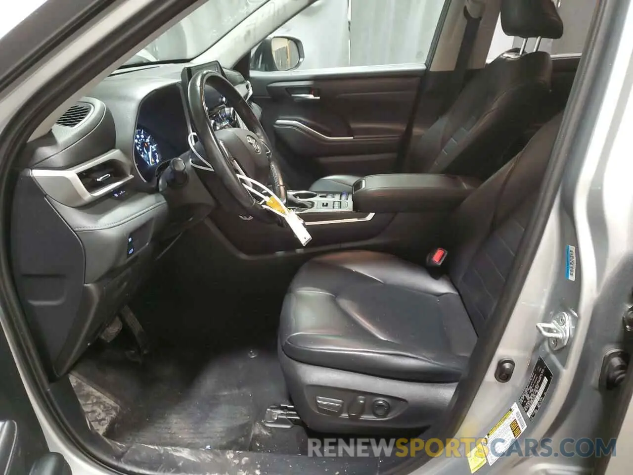 7 fotografías del automóvil dañado 5TDGZRBH0MS144775 TOYOTA HIGHLANDER 2021