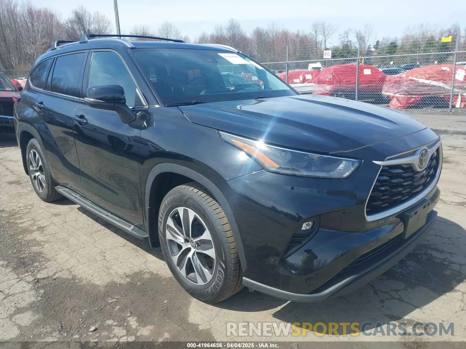 1 fotografías del automóvil dañado 5TDGZRBH0MS527146 TOYOTA HIGHLANDER 2021