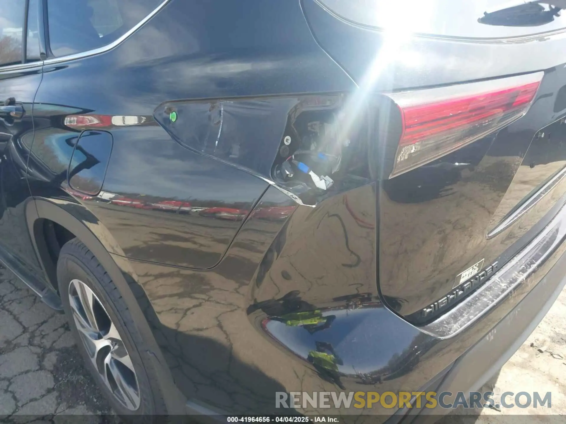 6 fotografías del automóvil dañado 5TDGZRBH0MS527146 TOYOTA HIGHLANDER 2021