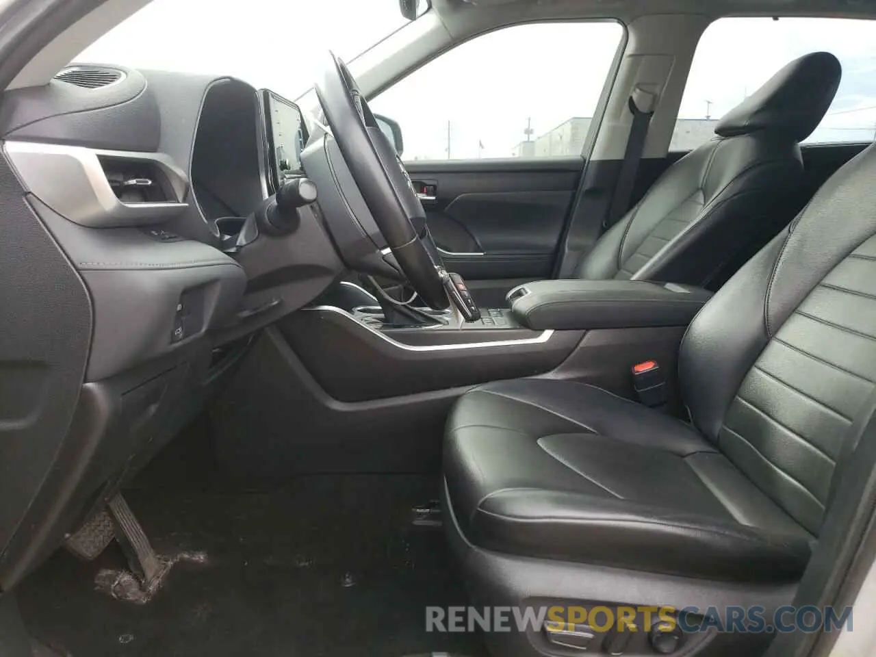 7 fotografías del automóvil dañado 5TDGZRBH0MS534128 TOYOTA HIGHLANDER 2021