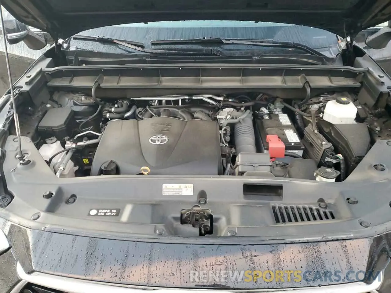 12 fotografías del automóvil dañado 5TDGZRBH0MS549714 TOYOTA HIGHLANDER 2021