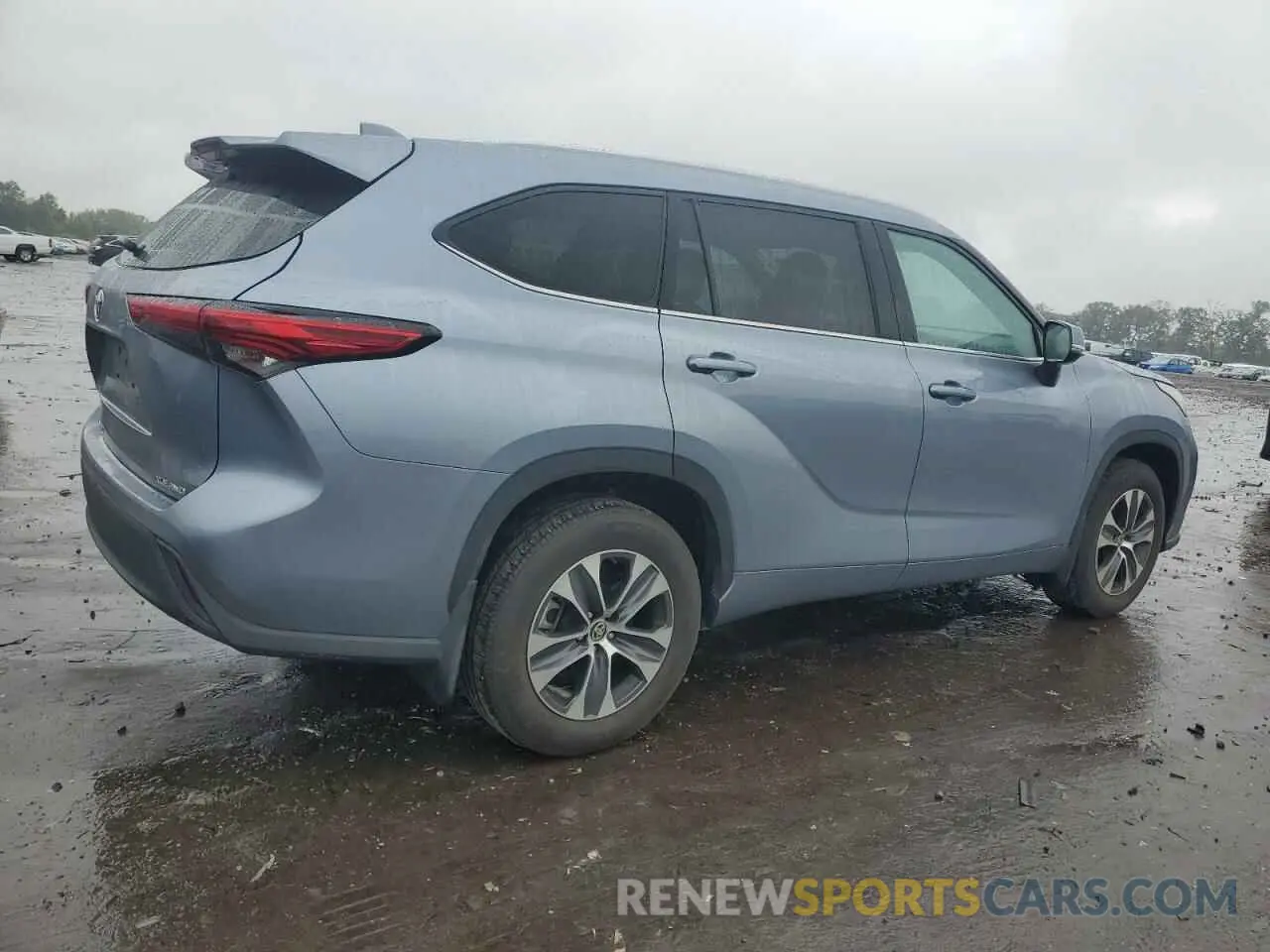 3 fotografías del automóvil dañado 5TDGZRBH1MS135745 TOYOTA HIGHLANDER 2021