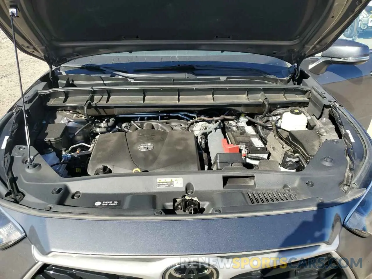 12 fotografías del automóvil dañado 5TDGZRBH1MS540049 TOYOTA HIGHLANDER 2021