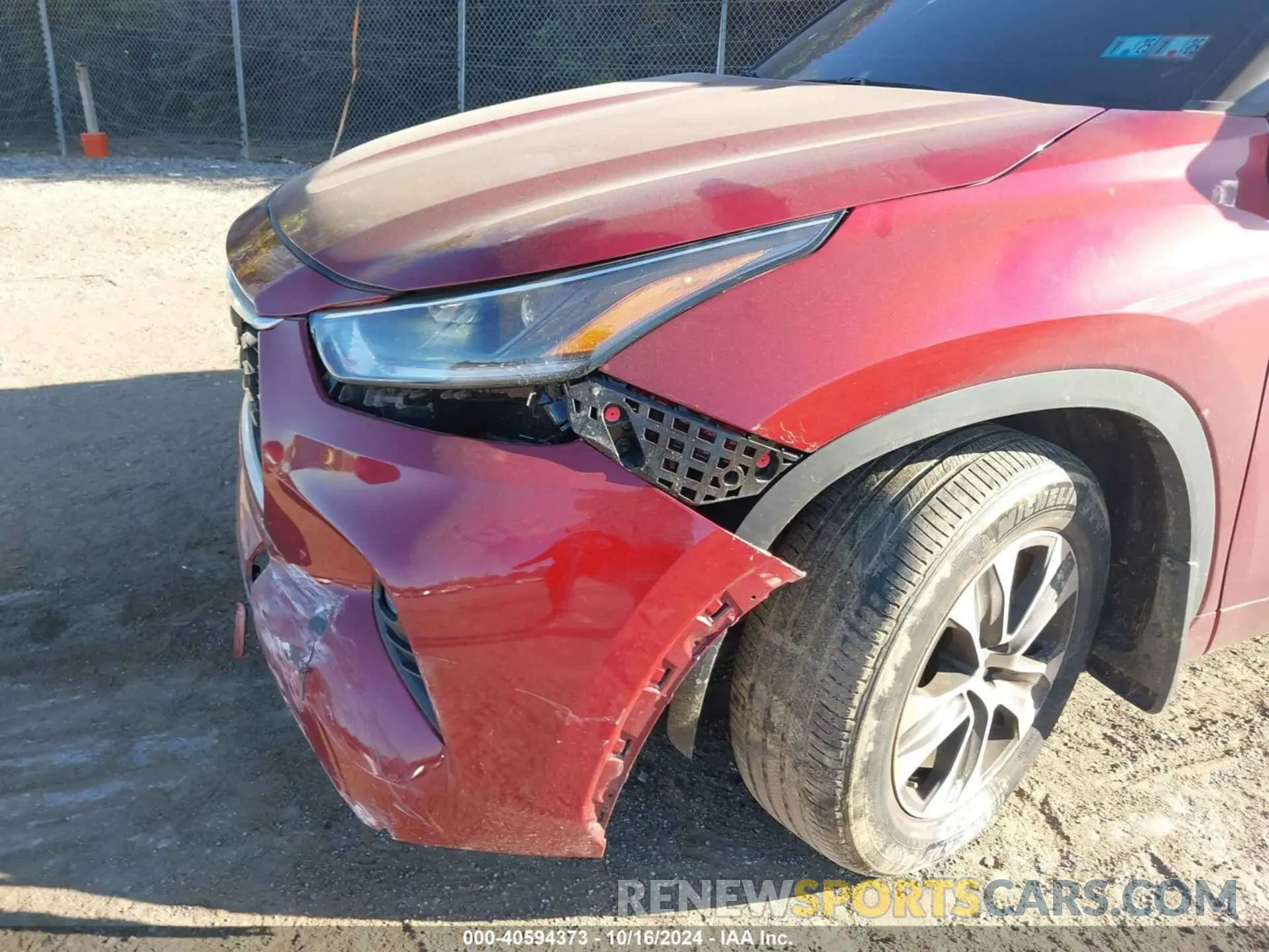 6 fotografías del automóvil dañado 5TDGZRBH1MS541315 TOYOTA HIGHLANDER 2021