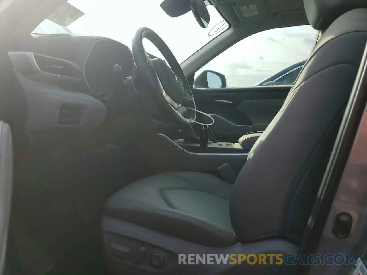 7 fotografías del automóvil dañado 5TDGZRBH2MS057301 TOYOTA HIGHLANDER 2021