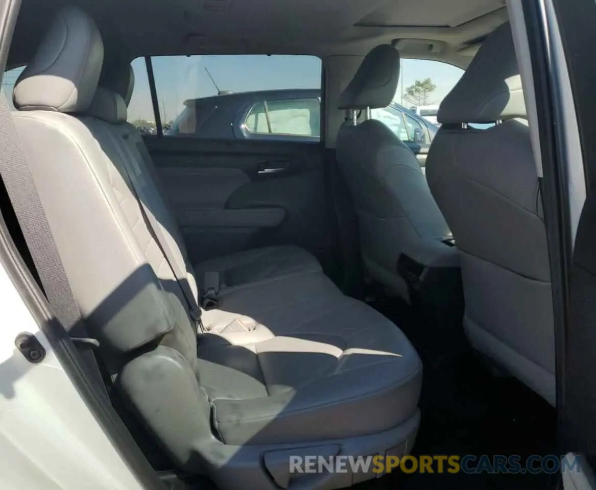 11 fotografías del automóvil dañado 5TDGZRBH2MS059646 TOYOTA HIGHLANDER 2021