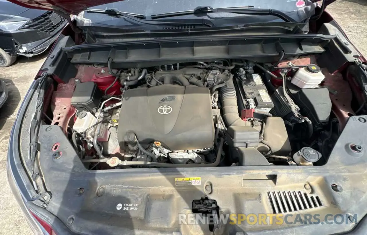 7 fotografías del automóvil dañado 5TDGZRBH2MS121112 TOYOTA HIGHLANDER 2021