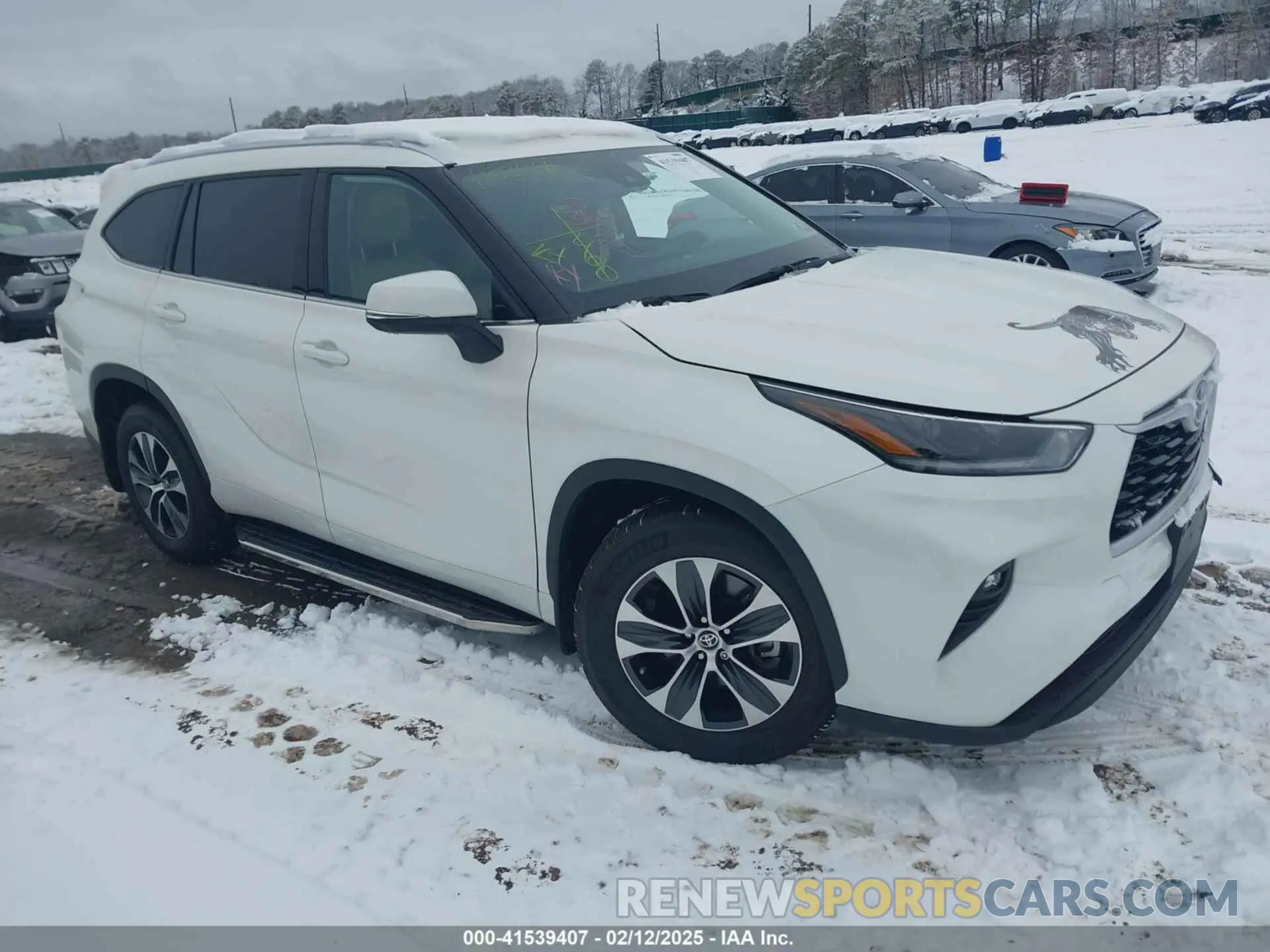 1 fotografías del automóvil dañado 5TDGZRBH2MS135110 TOYOTA HIGHLANDER 2021