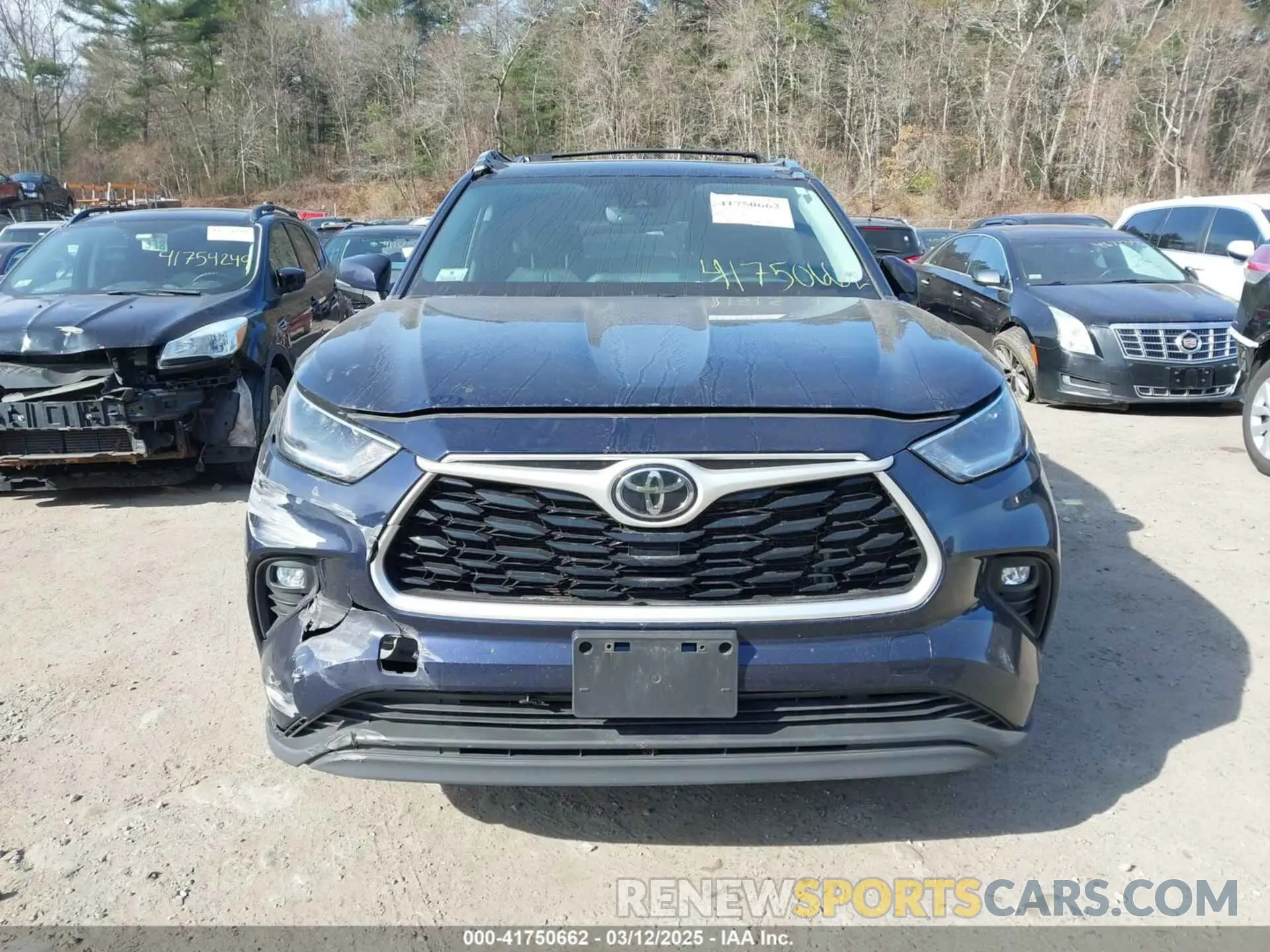 12 fotografías del automóvil dañado 5TDGZRBH2MS142347 TOYOTA HIGHLANDER 2021