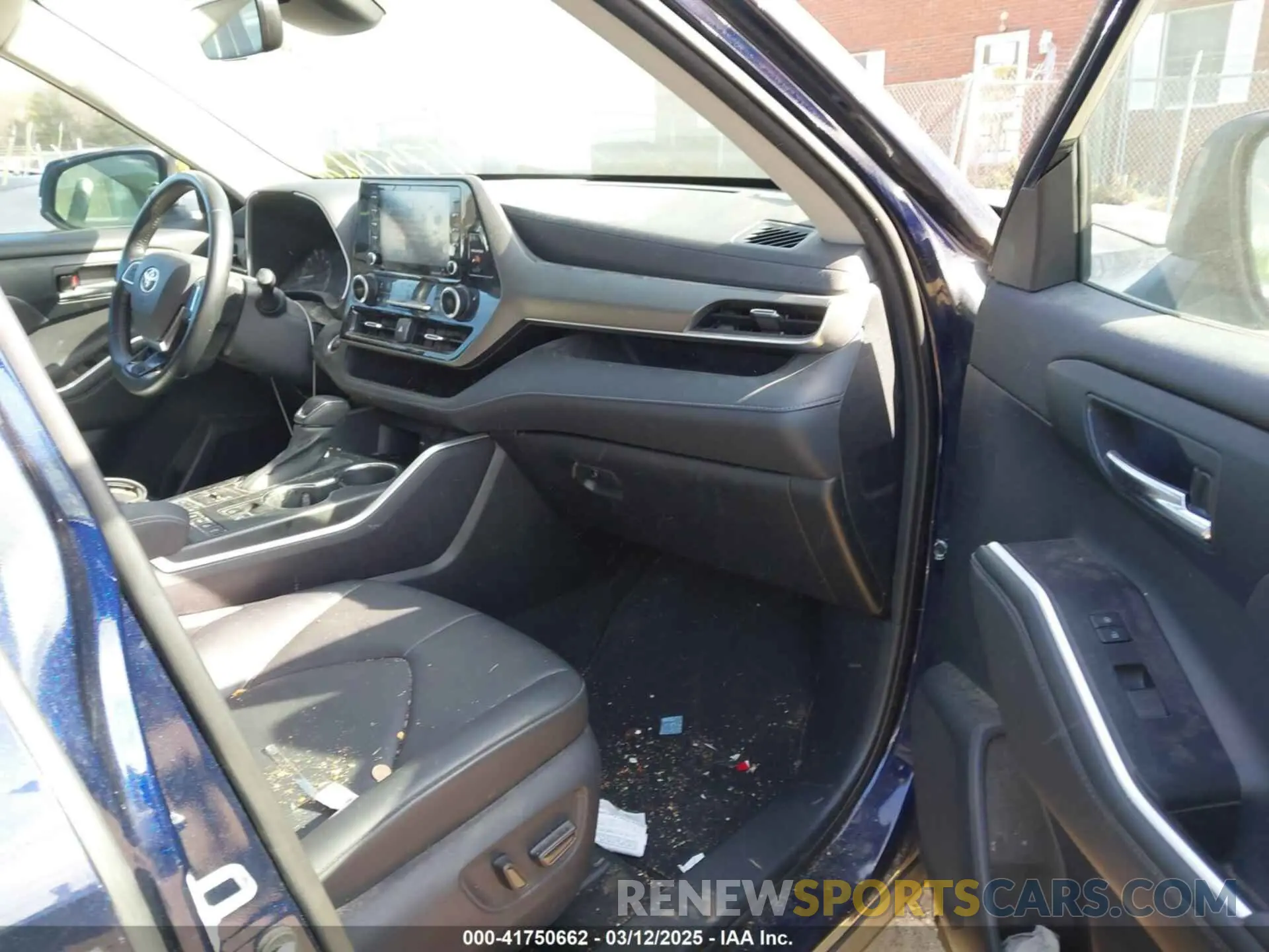 5 fotografías del automóvil dañado 5TDGZRBH2MS142347 TOYOTA HIGHLANDER 2021