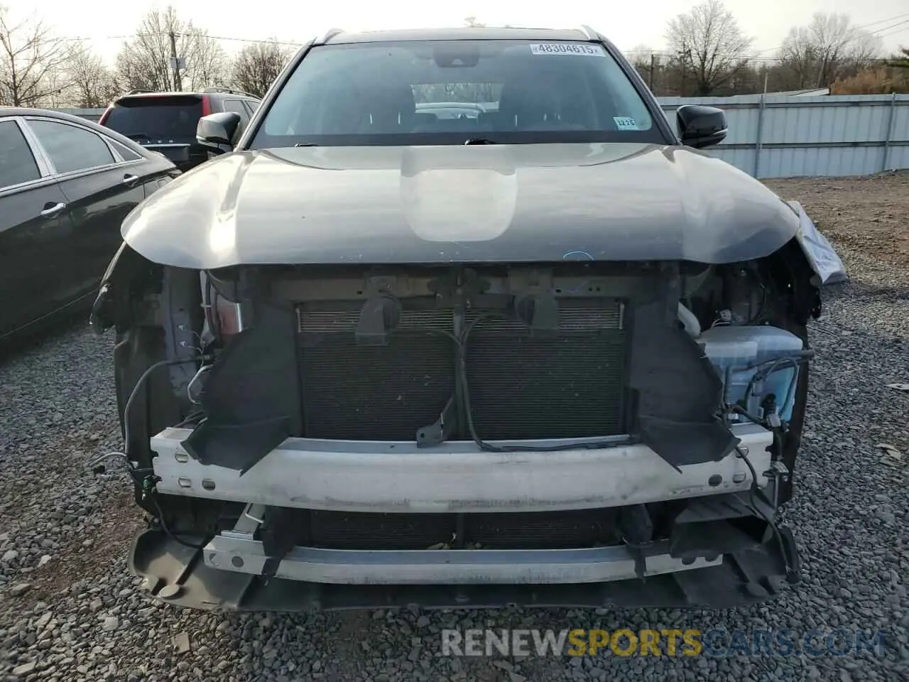 5 fotografías del automóvil dañado 5TDGZRBH3MS076813 TOYOTA HIGHLANDER 2021