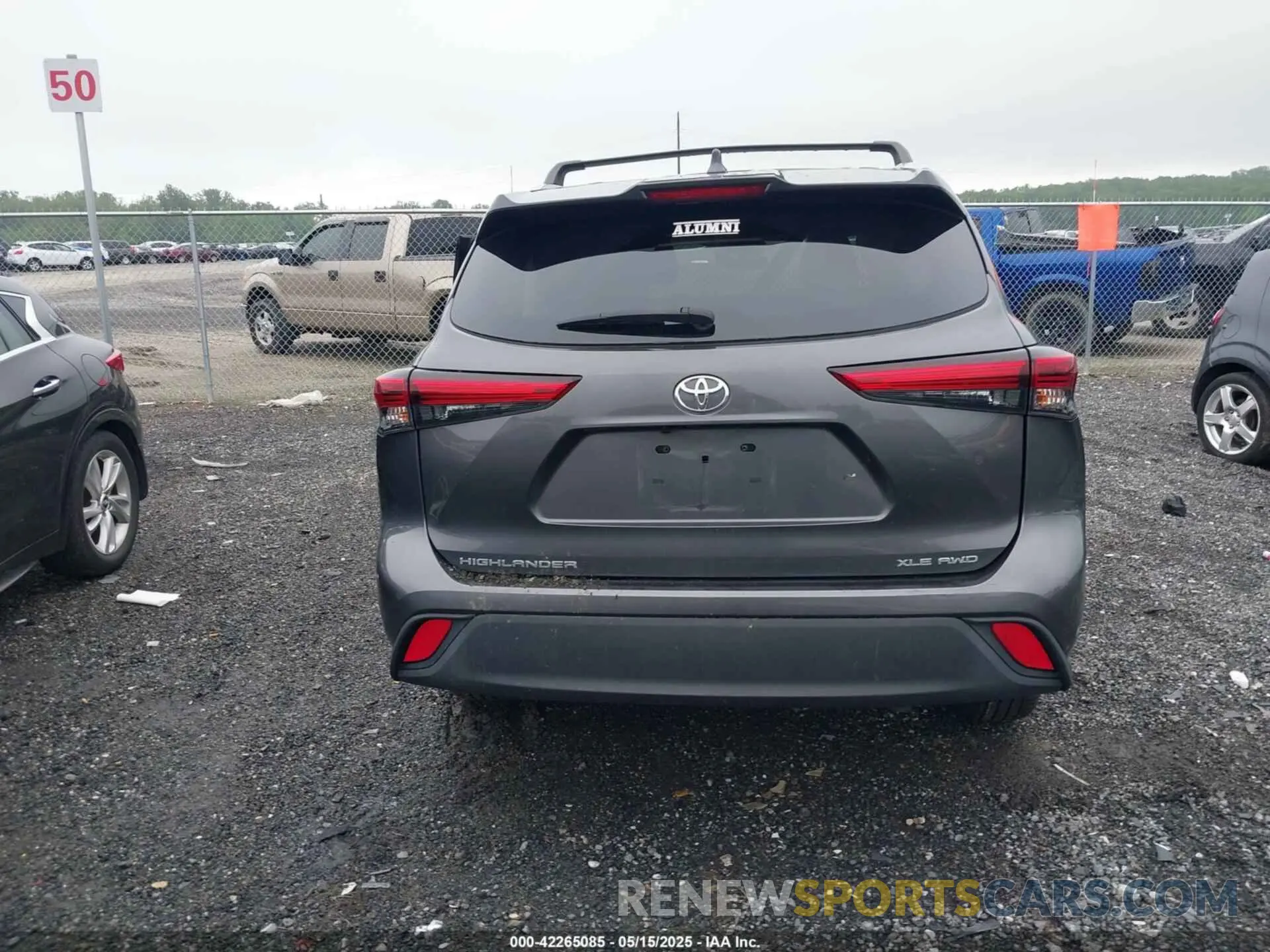 16 fotografías del automóvil dañado 5TDGZRBH3MS077976 TOYOTA HIGHLANDER 2021