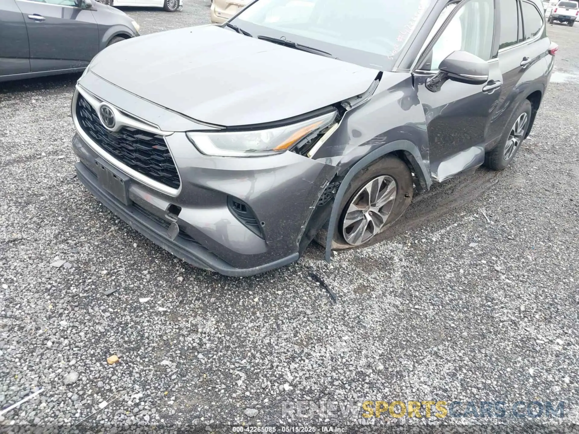 17 fotografías del automóvil dañado 5TDGZRBH3MS077976 TOYOTA HIGHLANDER 2021