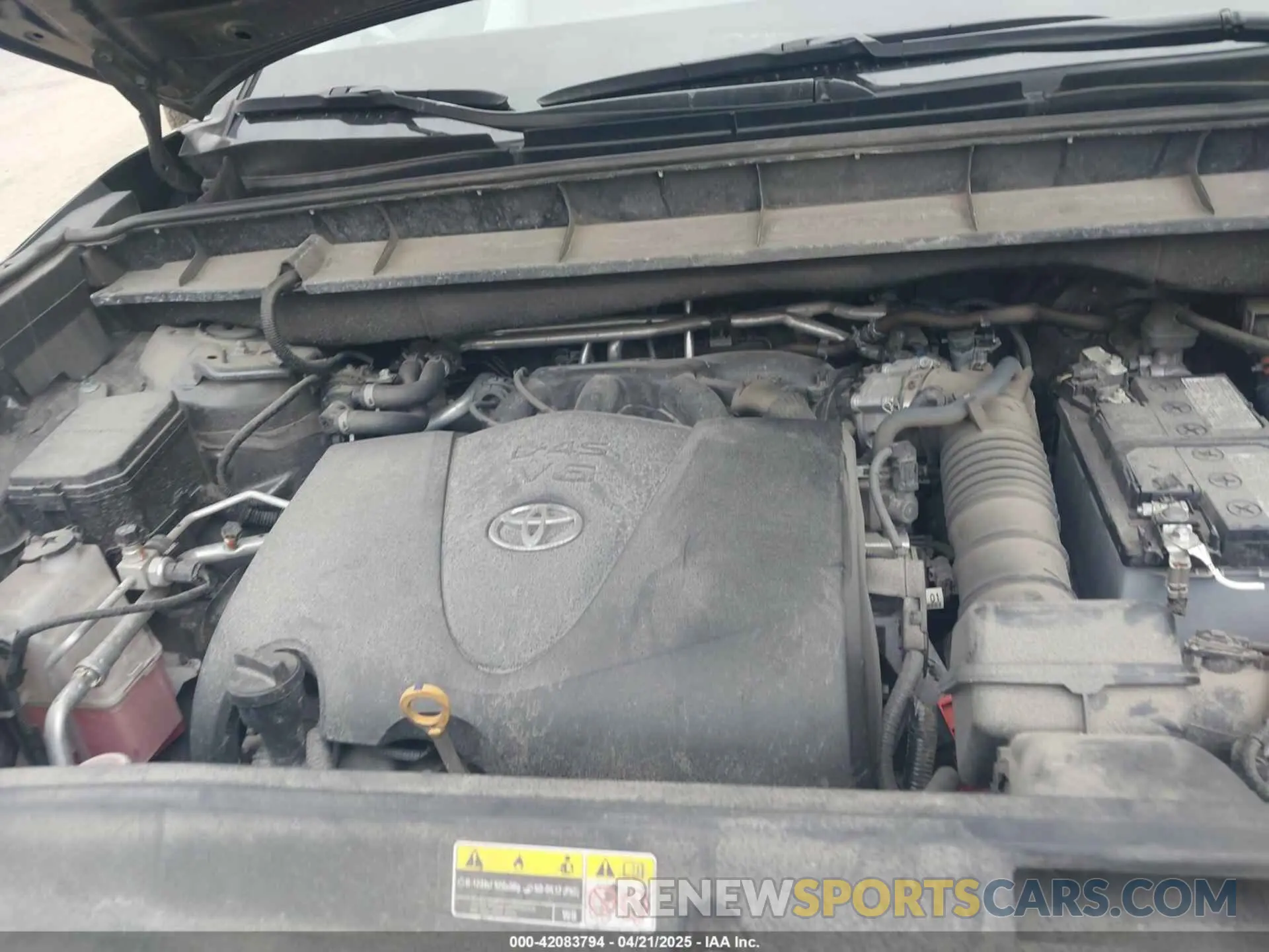 10 fotografías del automóvil dañado 5TDGZRBH3MS530462 TOYOTA HIGHLANDER 2021