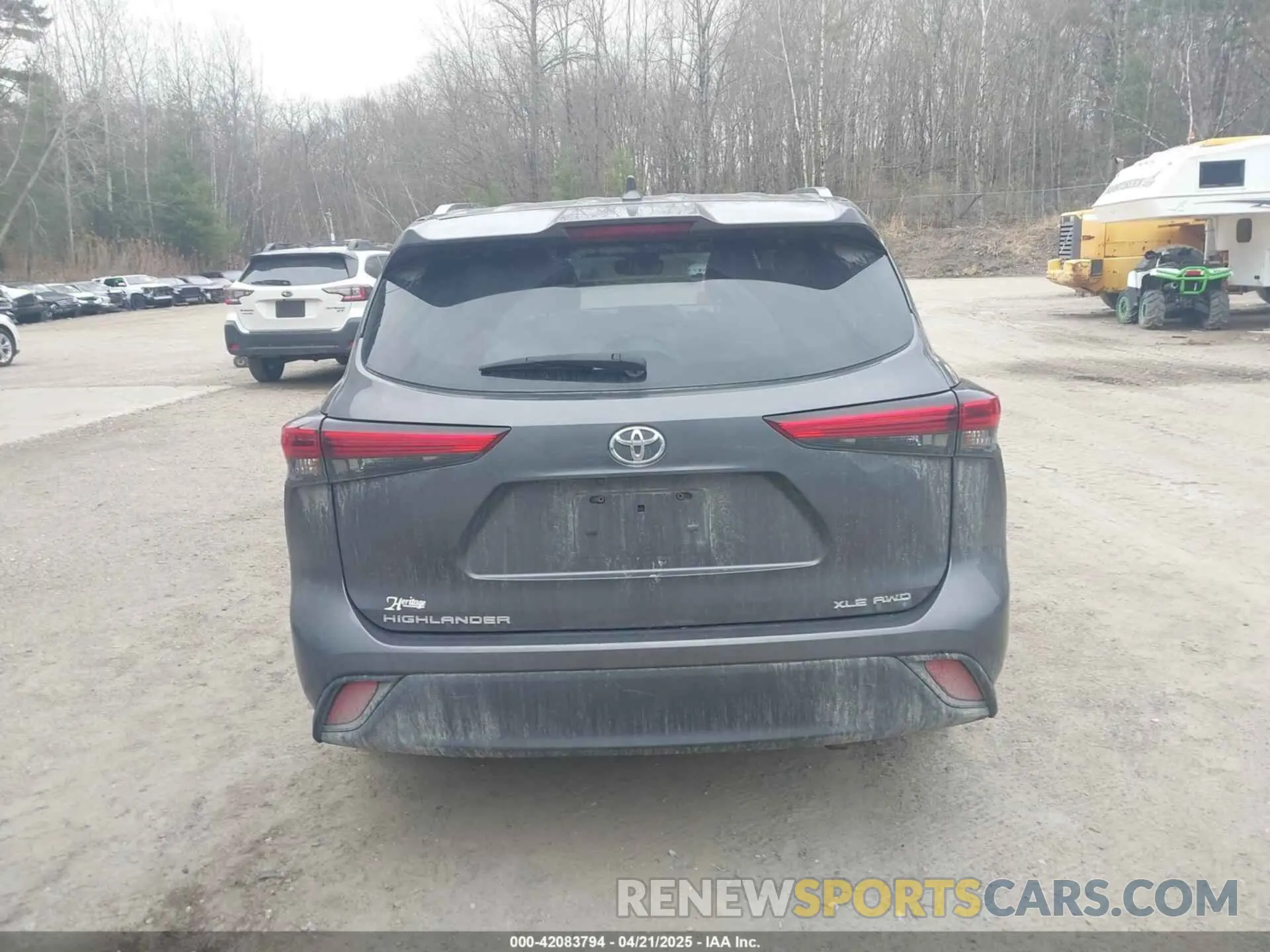16 fotografías del automóvil dañado 5TDGZRBH3MS530462 TOYOTA HIGHLANDER 2021