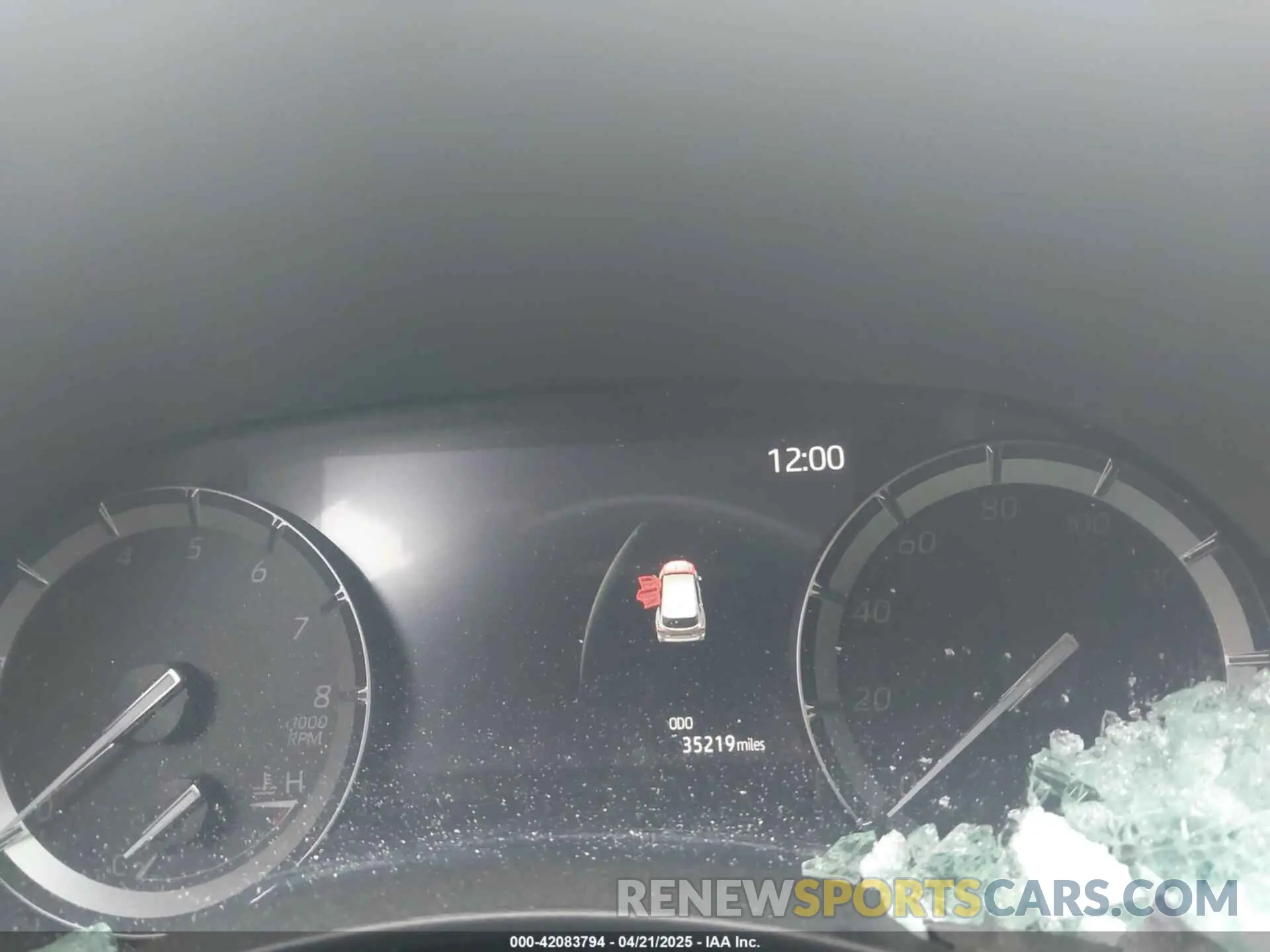7 fotografías del automóvil dañado 5TDGZRBH3MS530462 TOYOTA HIGHLANDER 2021