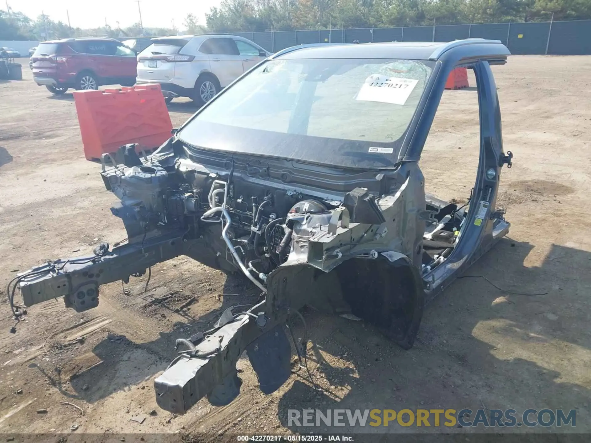 6 fotografías del automóvil dañado 5TDGZRBH3MS533765 TOYOTA HIGHLANDER 2021