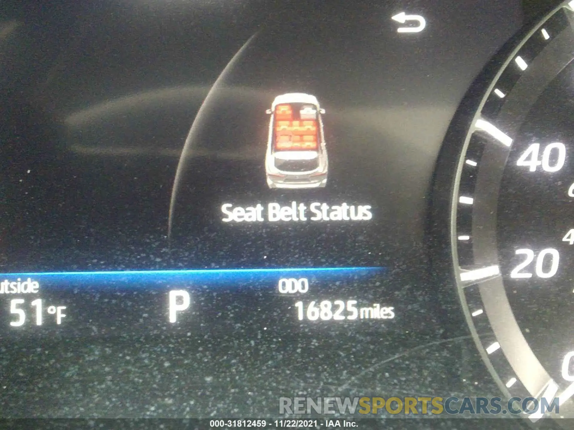 7 fotografías del automóvil dañado 5TDGZRBH3MS537024 TOYOTA HIGHLANDER 2021