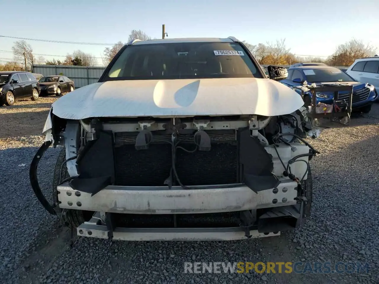 5 fotografías del automóvil dañado 5TDGZRBH5MS061844 TOYOTA HIGHLANDER 2021