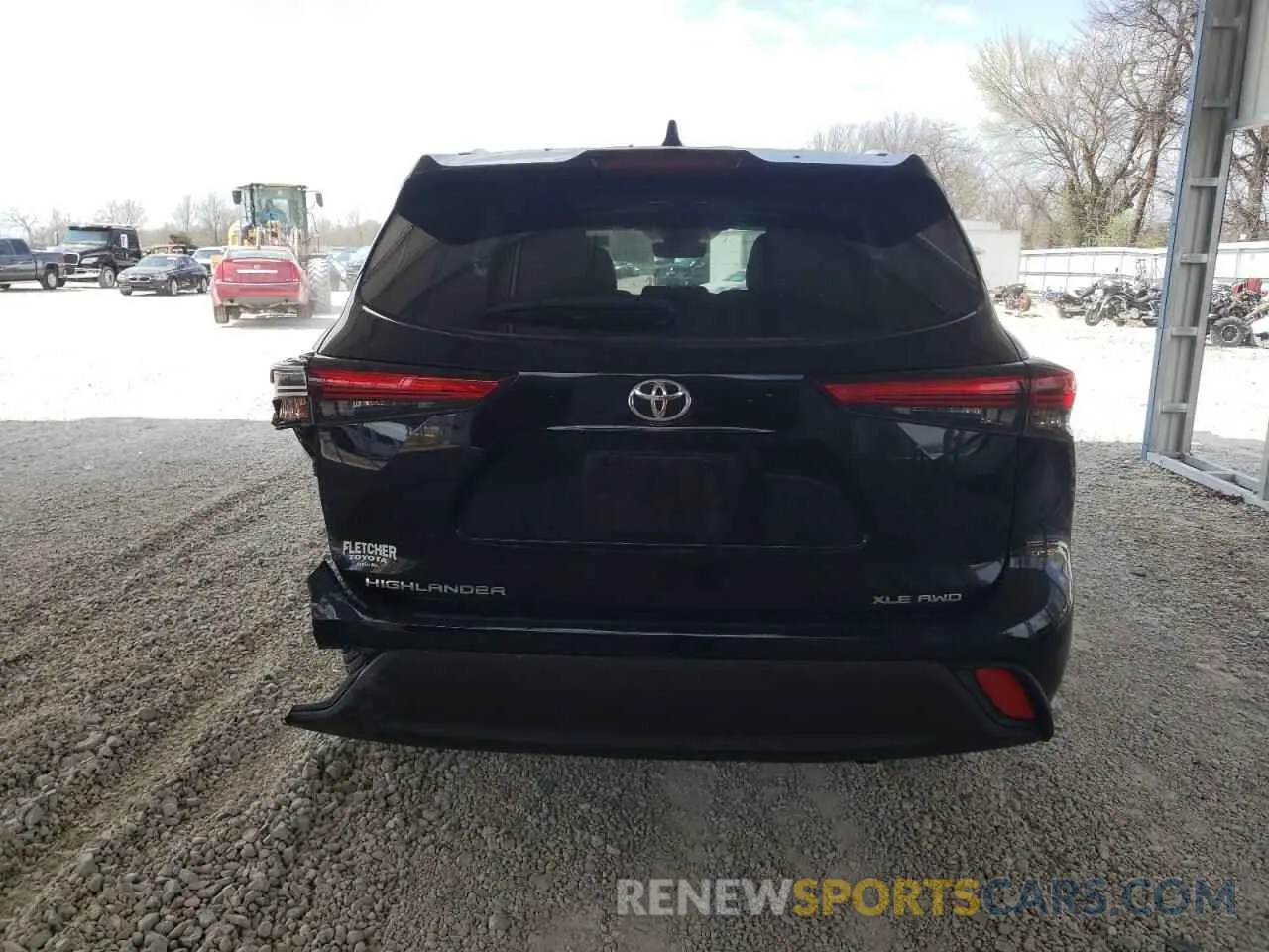 6 fotografías del automóvil dañado 5TDGZRBH5MS084881 TOYOTA HIGHLANDER 2021