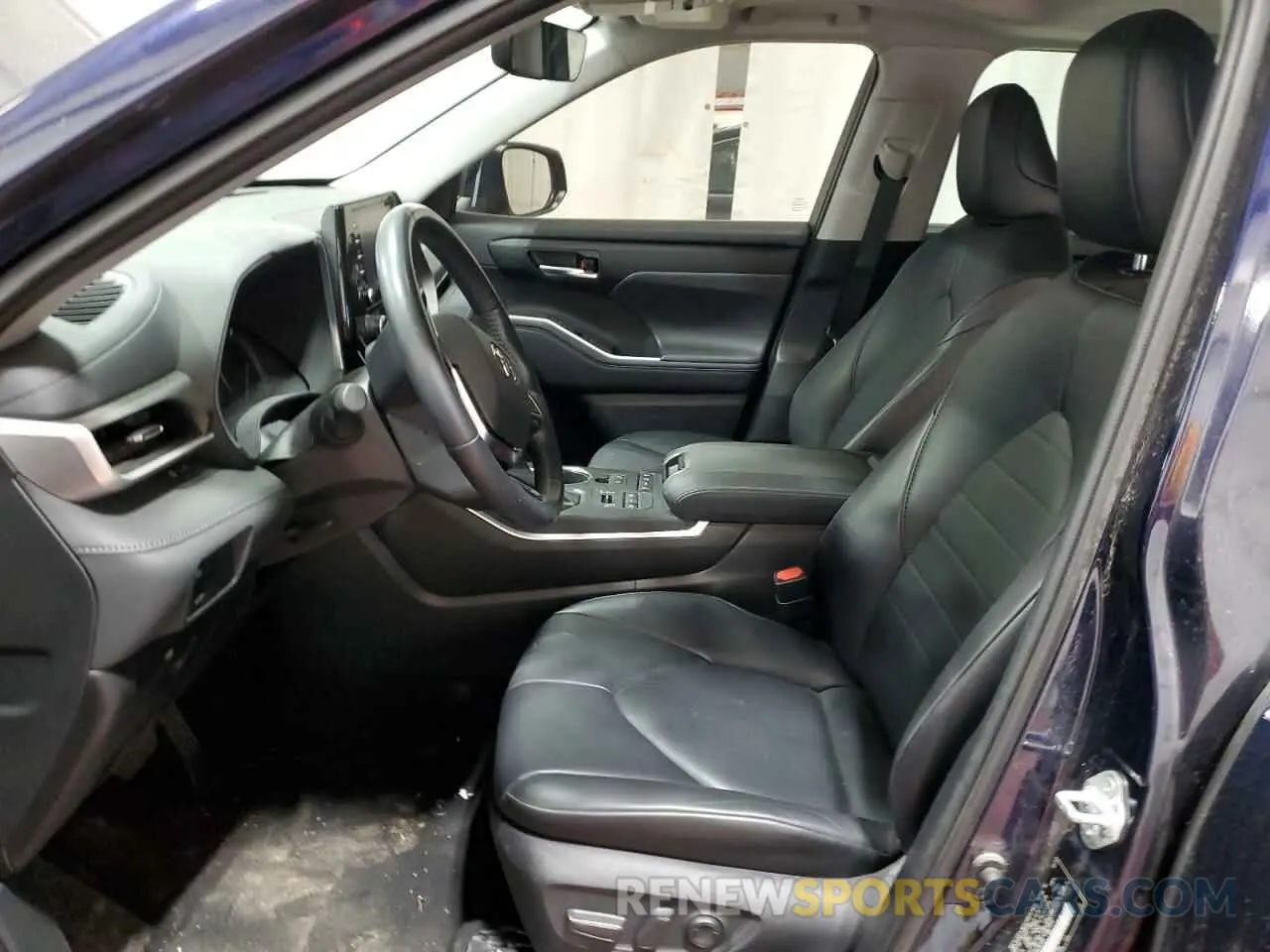 7 fotografías del automóvil dañado 5TDGZRBH5MS103347 TOYOTA HIGHLANDER 2021