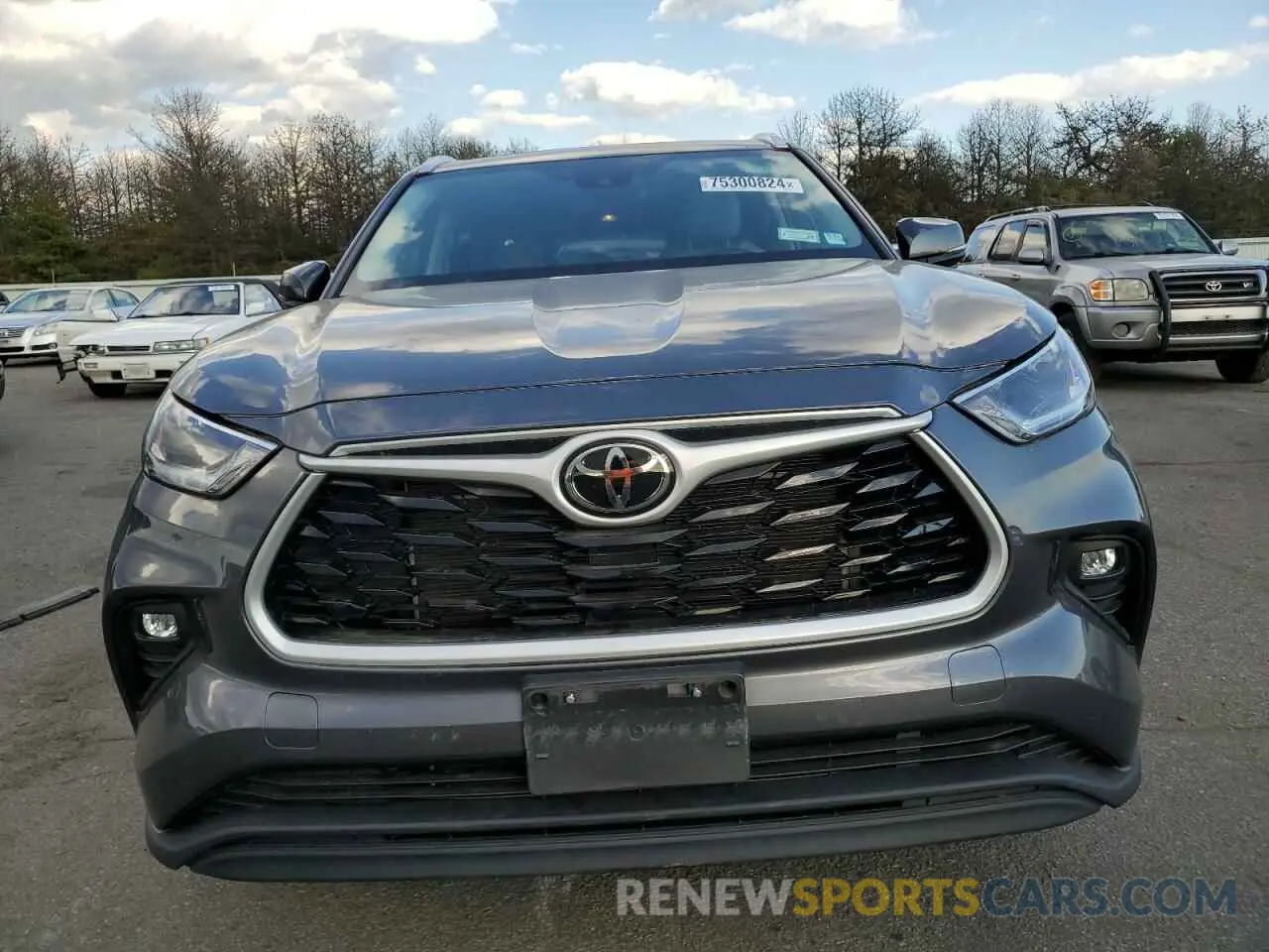 5 fotografías del automóvil dañado 5TDGZRBH5MS545433 TOYOTA HIGHLANDER 2021