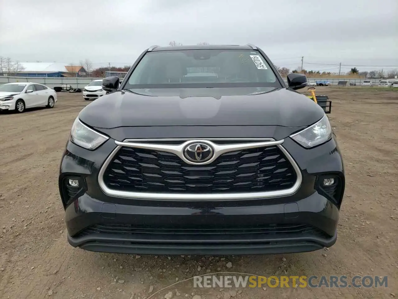 5 fotografías del automóvil dañado 5TDGZRBH5MS553600 TOYOTA HIGHLANDER 2021