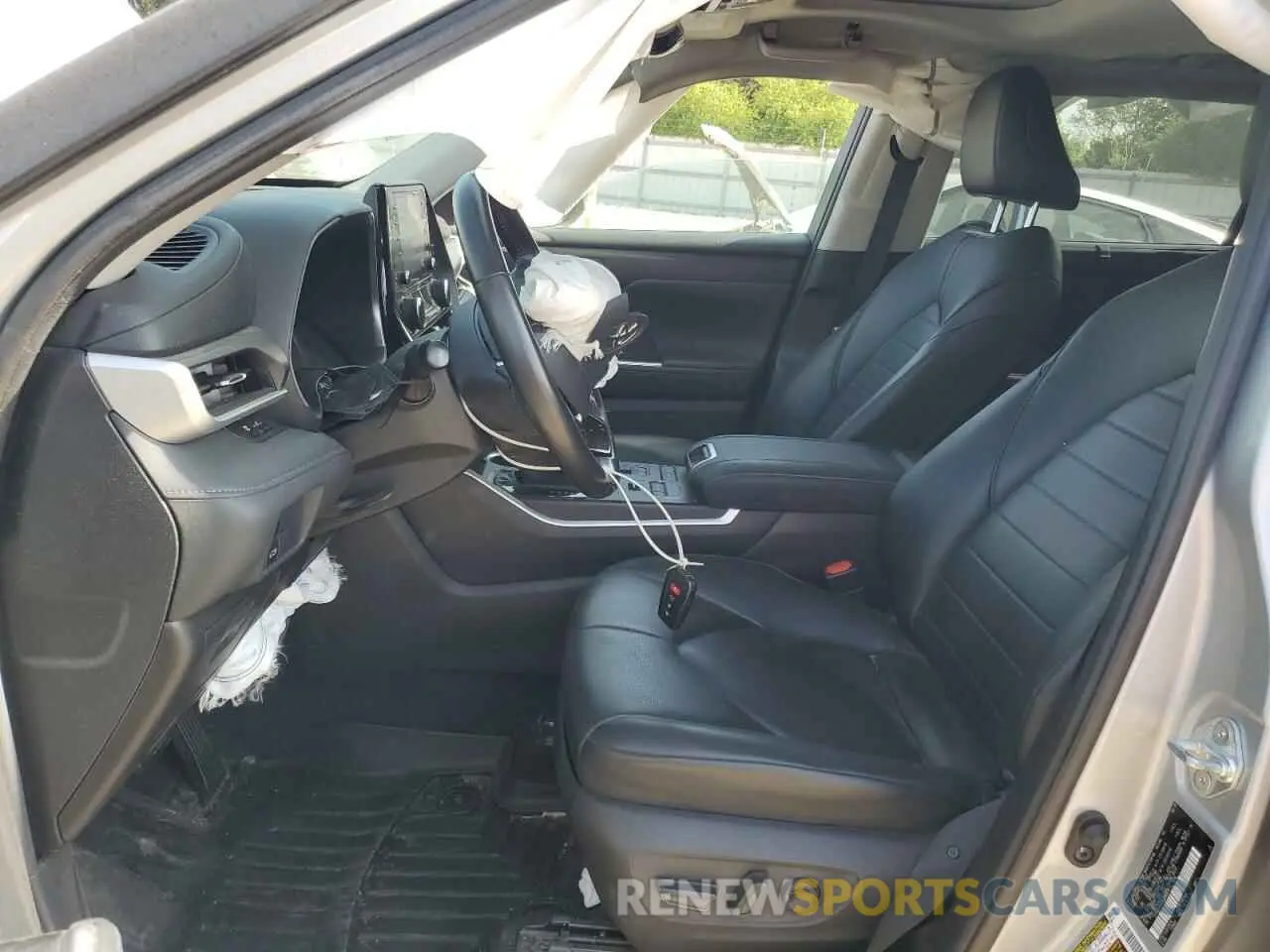 7 fotografías del automóvil dañado 5TDGZRBH6MS056815 TOYOTA HIGHLANDER 2021