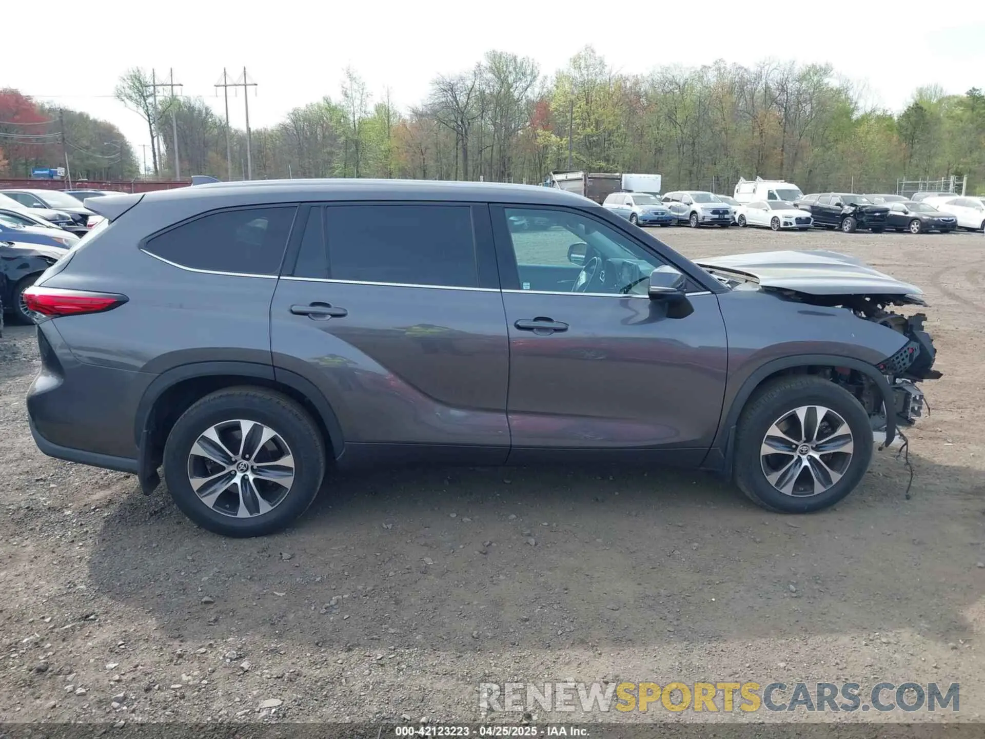 13 fotografías del automóvil dañado 5TDGZRBH6MS075994 TOYOTA HIGHLANDER 2021