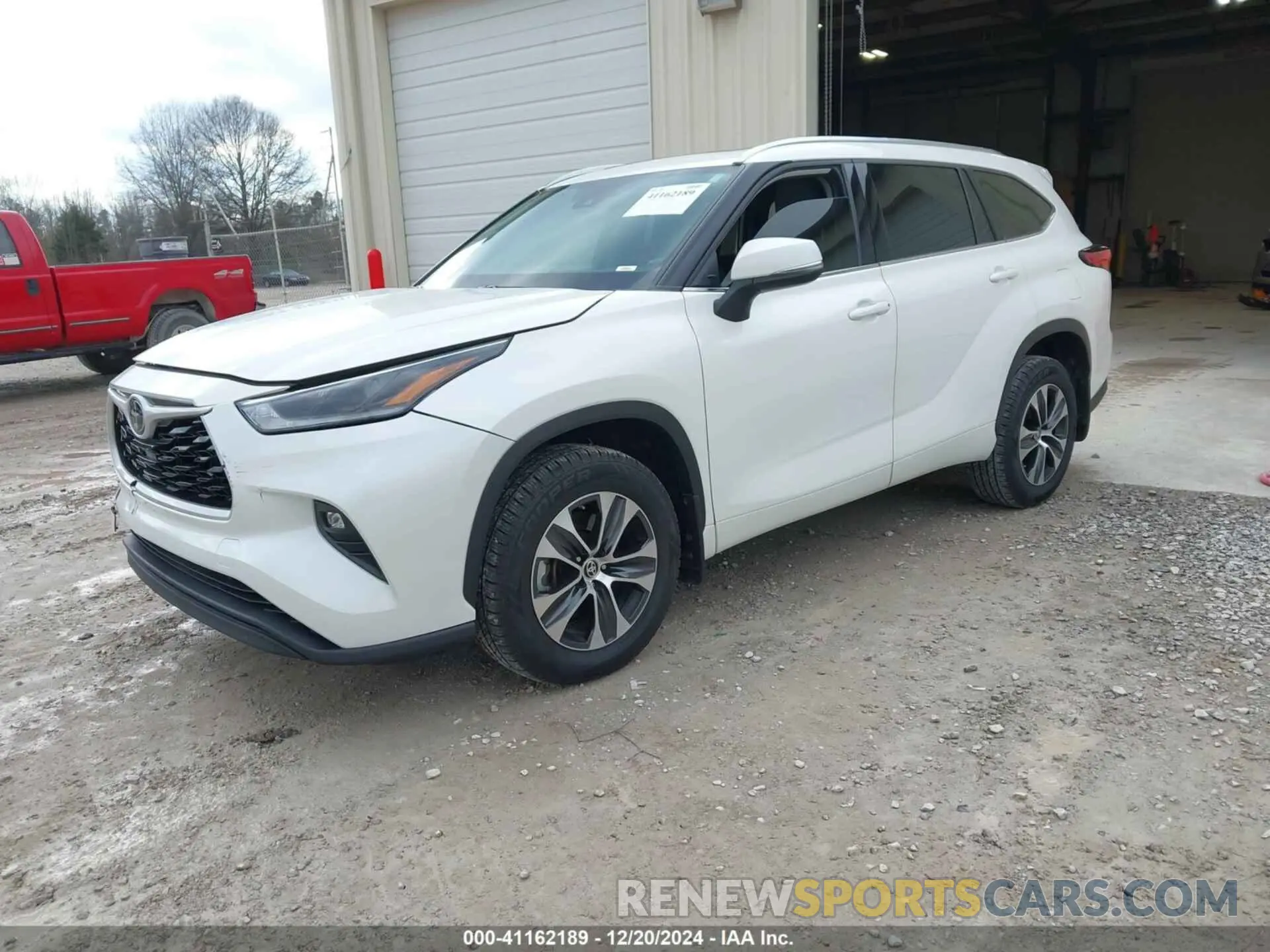 2 fotografías del automóvil dañado 5TDGZRBH6MS113921 TOYOTA HIGHLANDER 2021