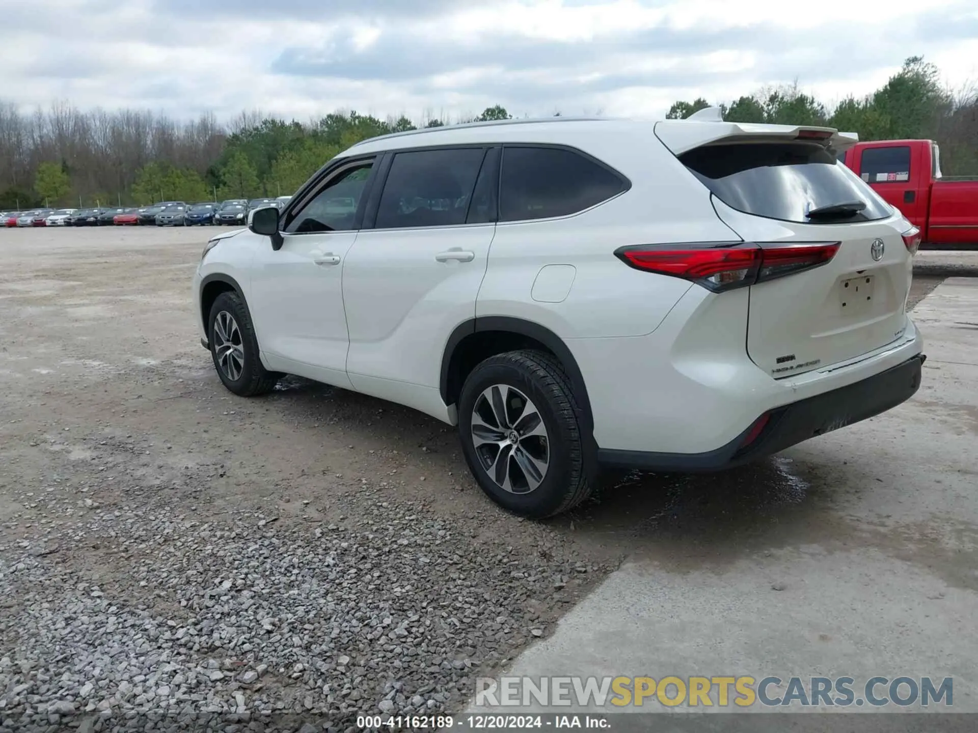 3 fotografías del automóvil dañado 5TDGZRBH6MS113921 TOYOTA HIGHLANDER 2021