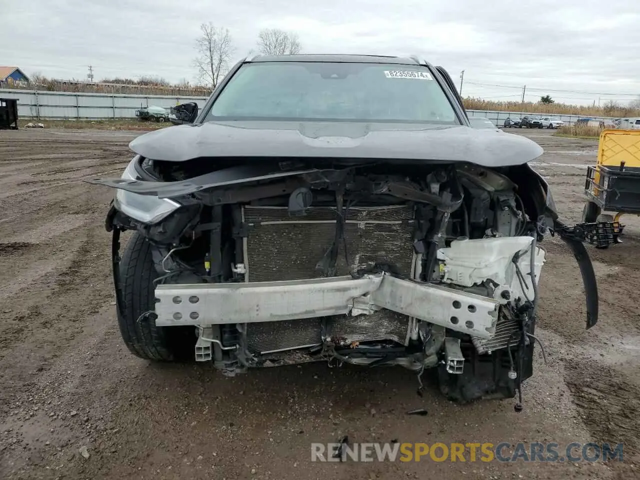 5 fotografías del automóvil dañado 5TDGZRBH6MS127933 TOYOTA HIGHLANDER 2021