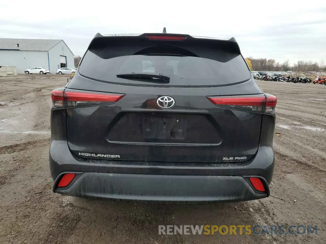 6 fotografías del automóvil dañado 5TDGZRBH6MS127933 TOYOTA HIGHLANDER 2021
