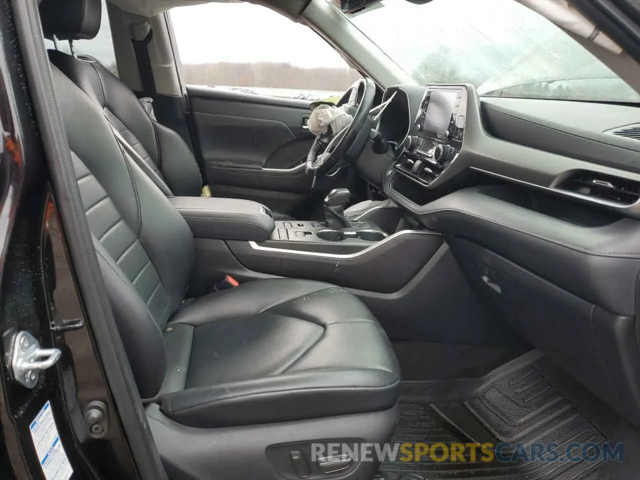 7 fotografías del automóvil dañado 5TDGZRBH6MS127933 TOYOTA HIGHLANDER 2021
