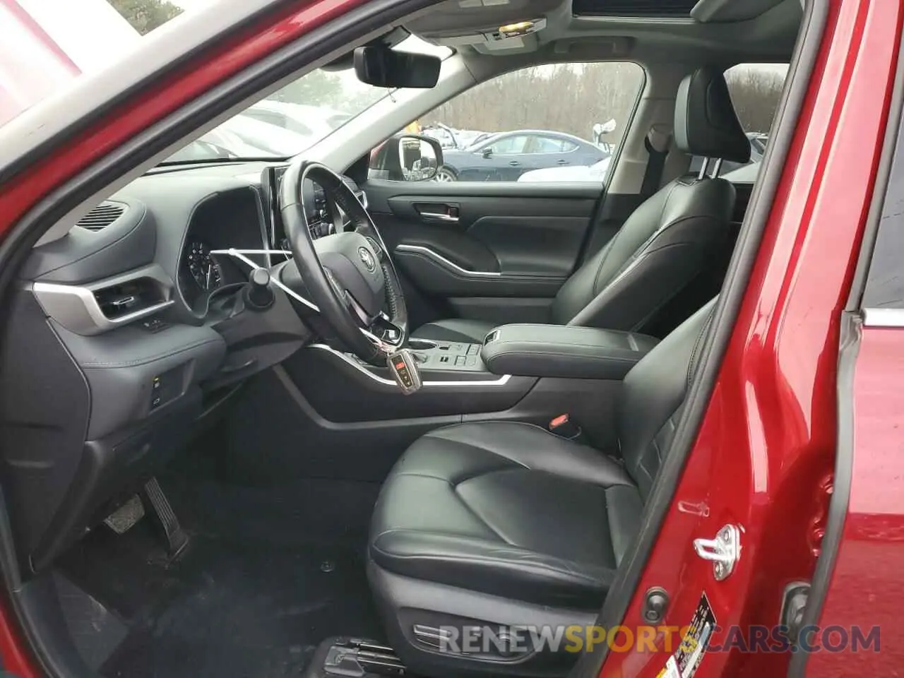 7 fotografías del automóvil dañado 5TDGZRBH6MS528835 TOYOTA HIGHLANDER 2021
