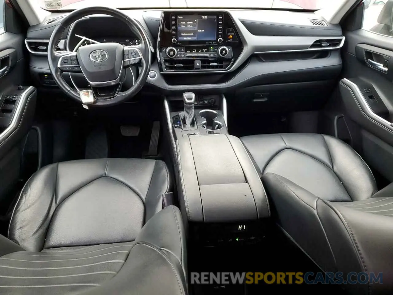 8 fotografías del automóvil dañado 5TDGZRBH6MS528835 TOYOTA HIGHLANDER 2021