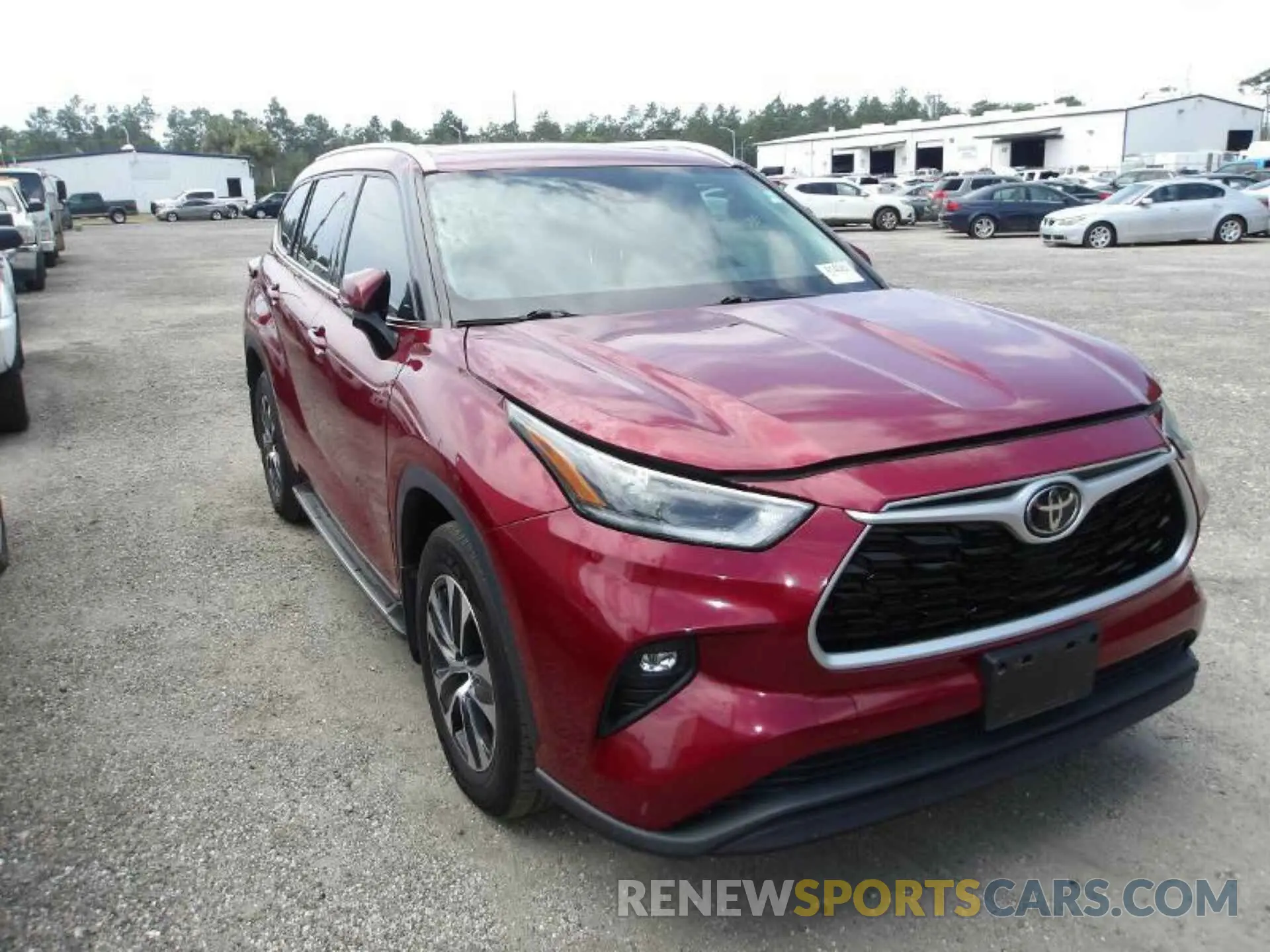 3 fotografías del automóvil dañado 5TDGZRBH6MS554982 TOYOTA HIGHLANDER 2021